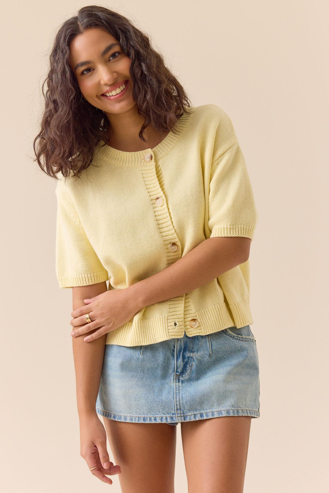 Rosie Short Sleeve Cardigan Product Image
