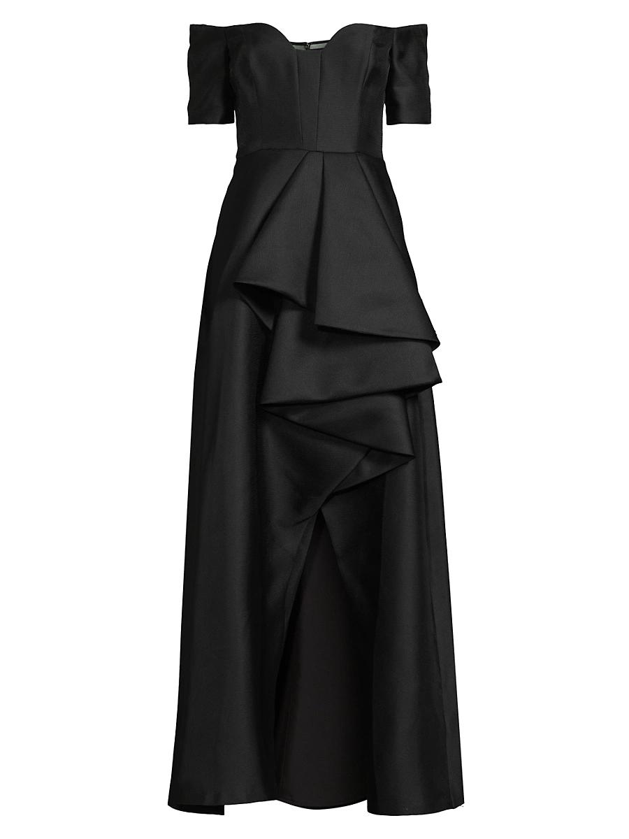 Womens Serafina Jacquard Piqu Gown Product Image