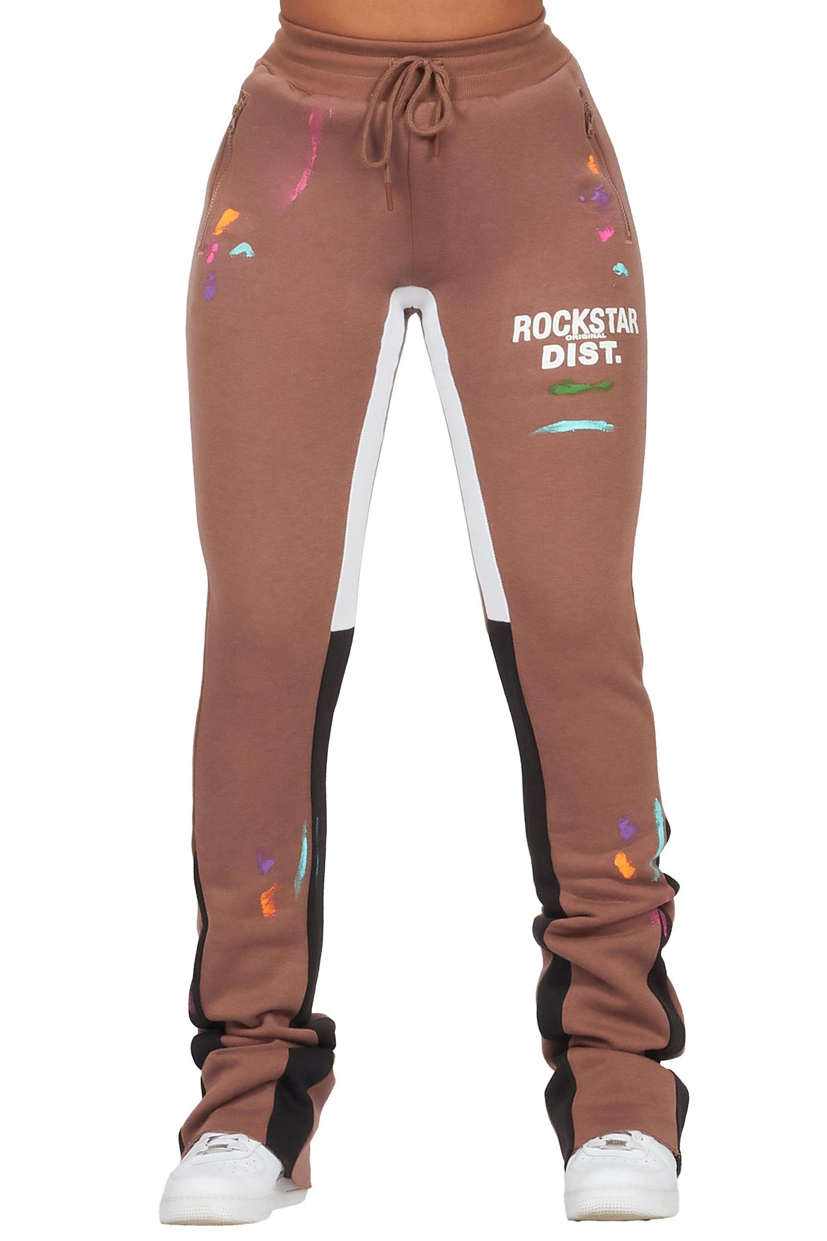 Karenthia Mocha Stacked Flare Pant Female Product Image