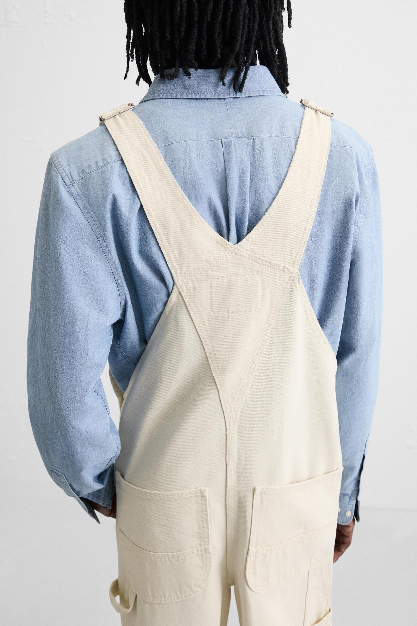 CARPENTER POCKET DENIM OVERALLS Product Image