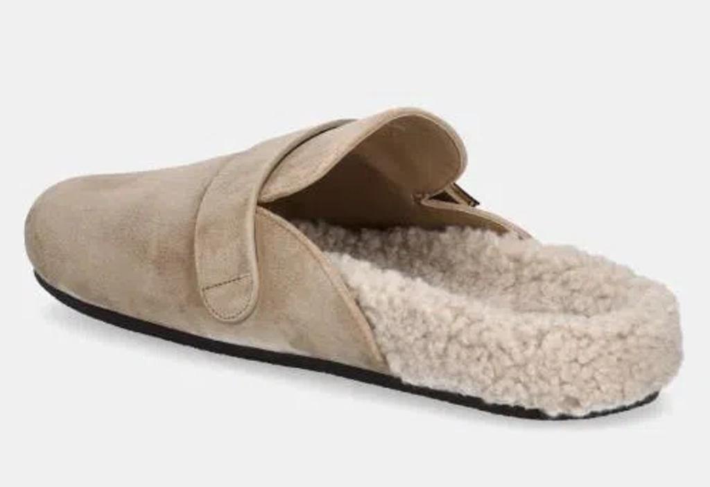 TORY BURCH Mules Mellow In Shearling Color Taupe In Brown Product Image