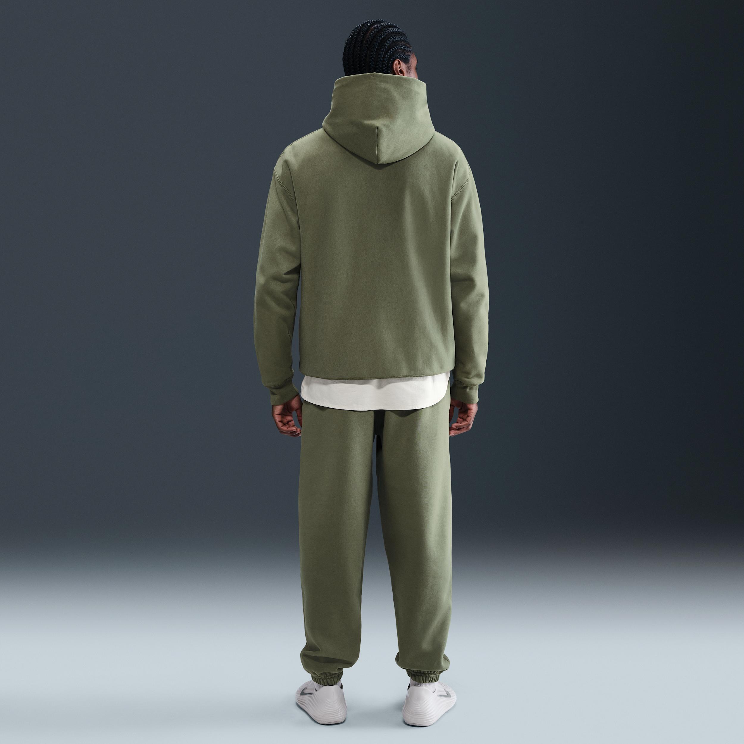 Nike Mens Solo Swoosh Cuffed Fleece Pants | HV1088-010 Product Image