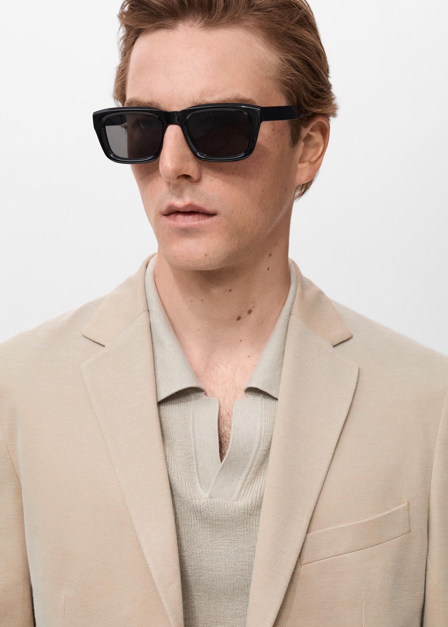 Verner slim-fit cotton blazer - Men | MANGO USA Product Image