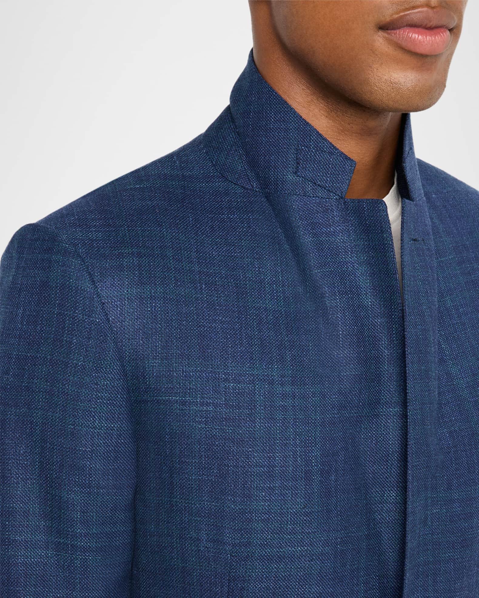 Men's Tonal Plaid Single-Breasted Sport Coat Product Image