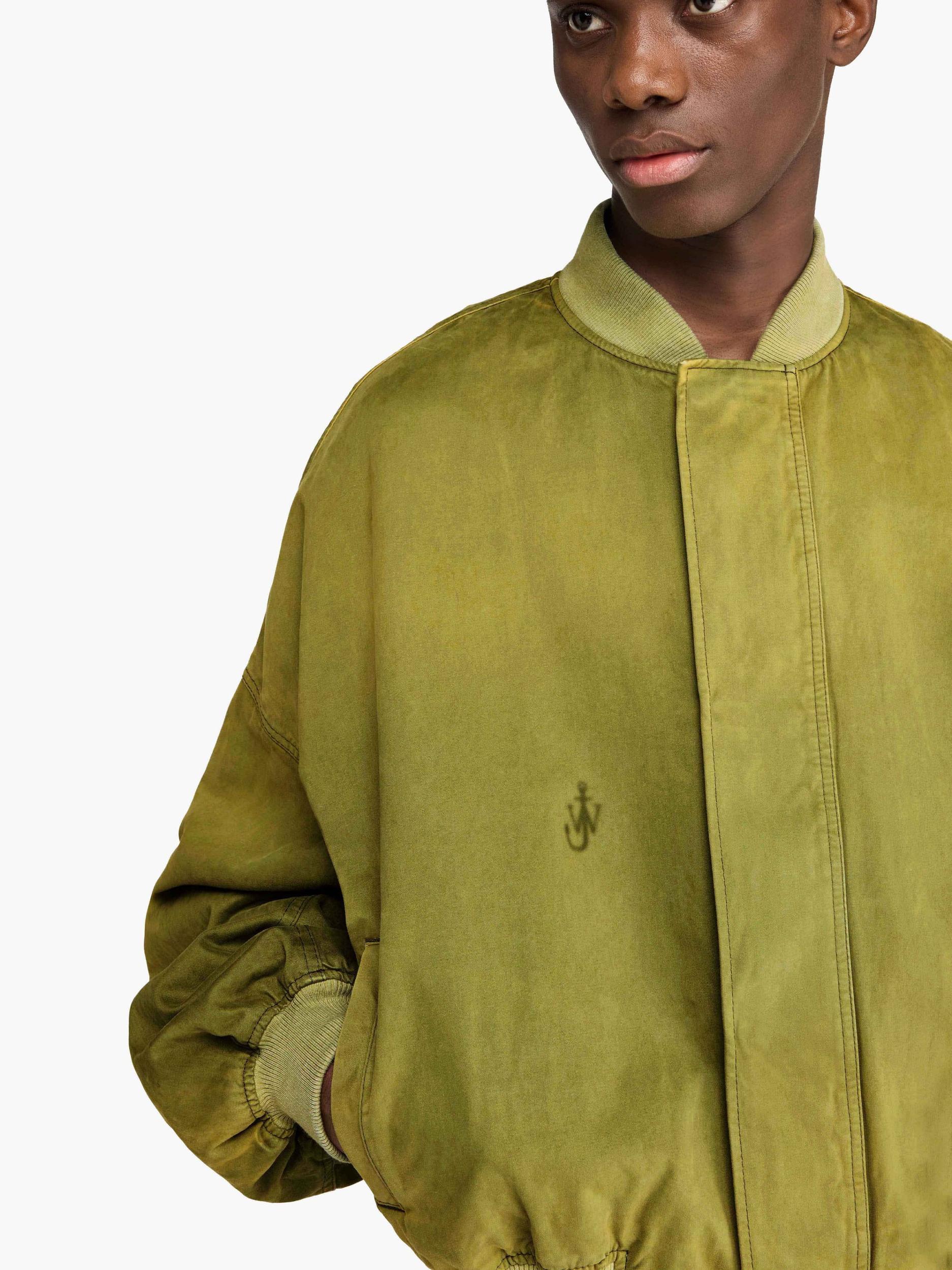 RELAXED COTTON BOMBER JACKET Product Image