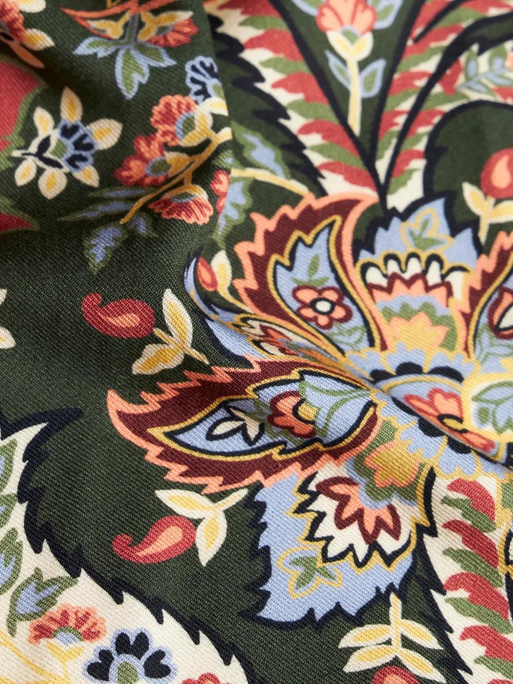 floral print twill dress Product Image