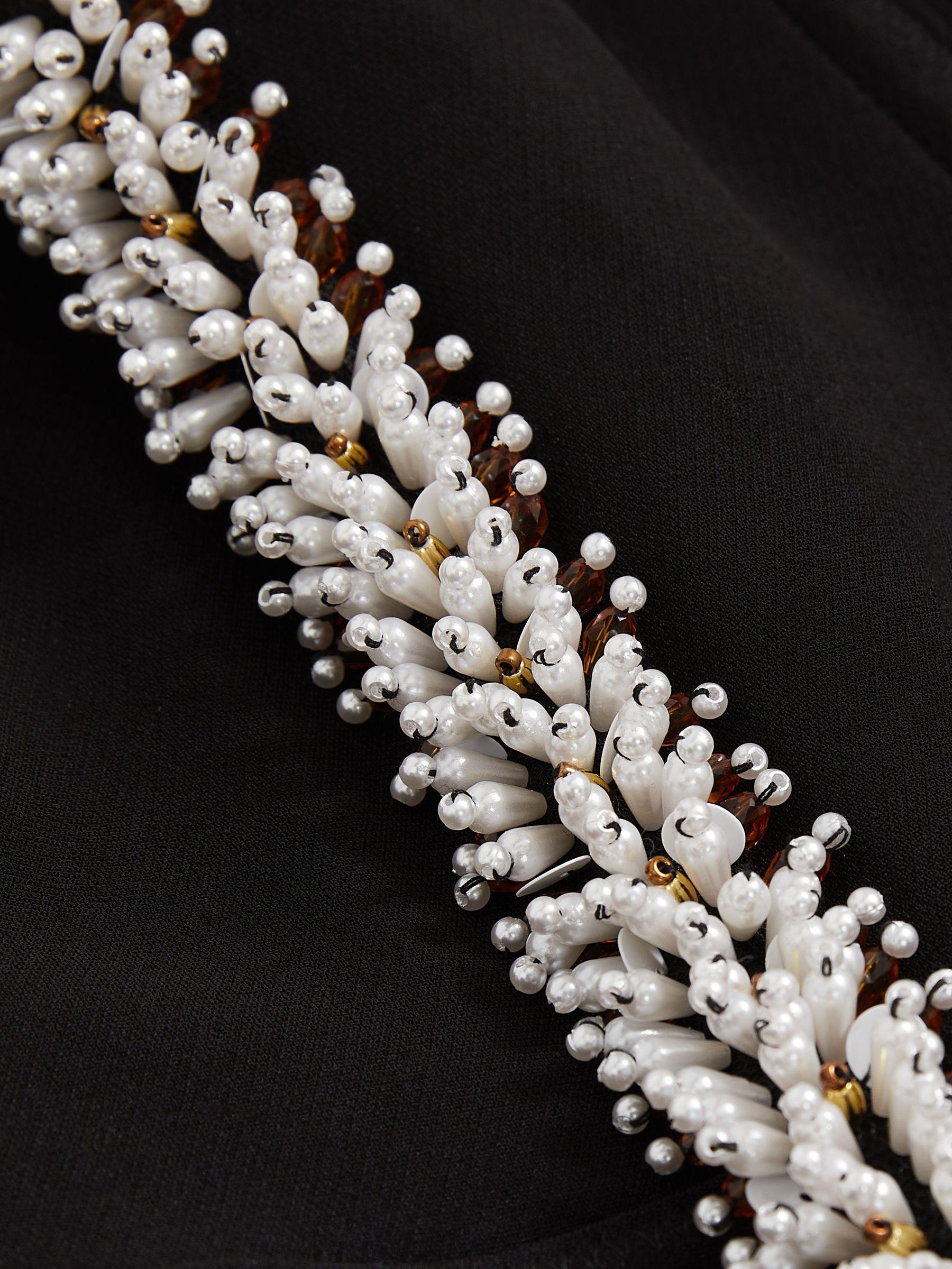 Atelier Embellished Corset Top in Black Product Image