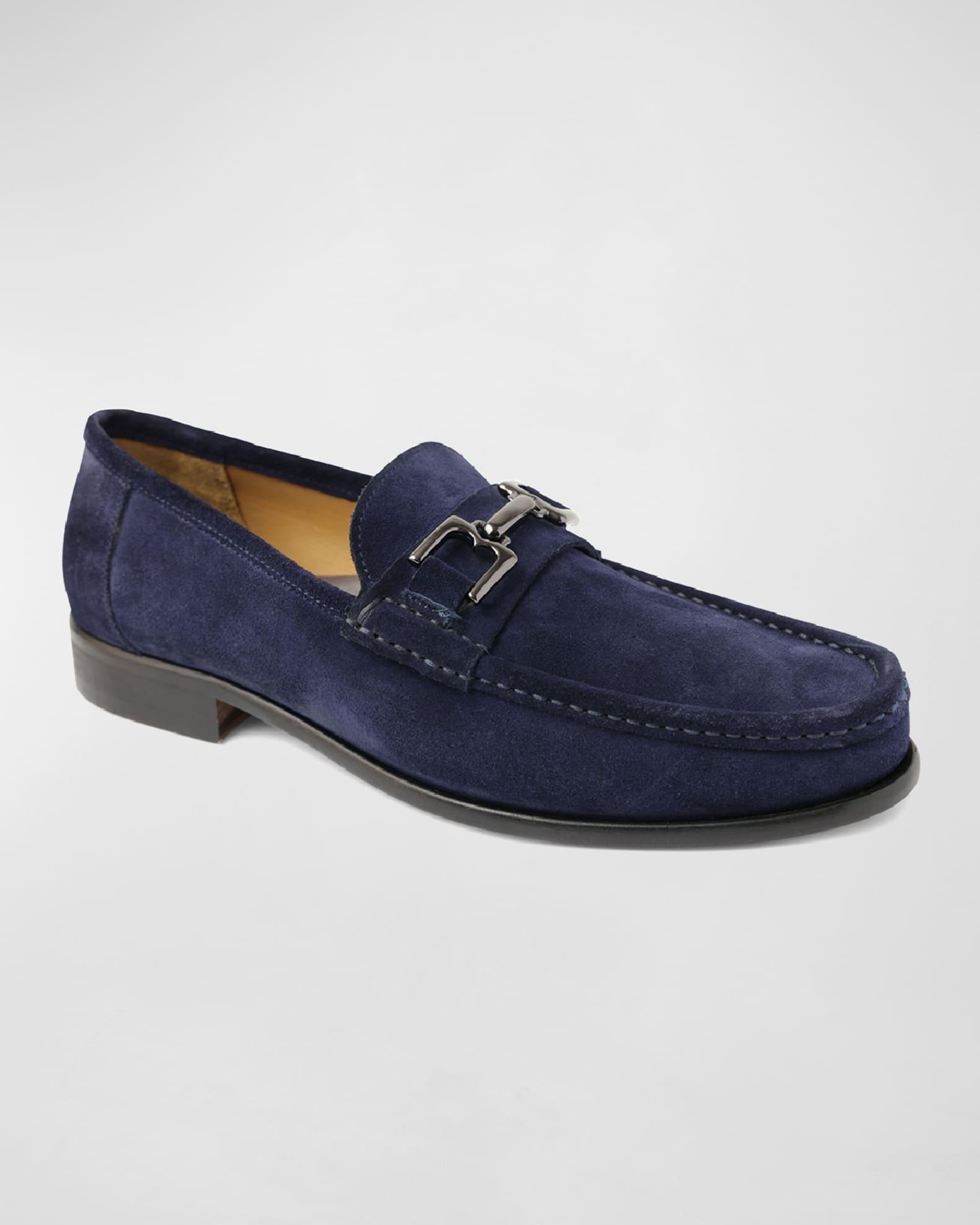 Men's Trieste Horse-Bit Leather Loafers Product Image