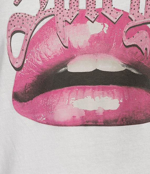 Guess Spicy Lips Short Sleeve Easy Graphic T-Shirt Product Image