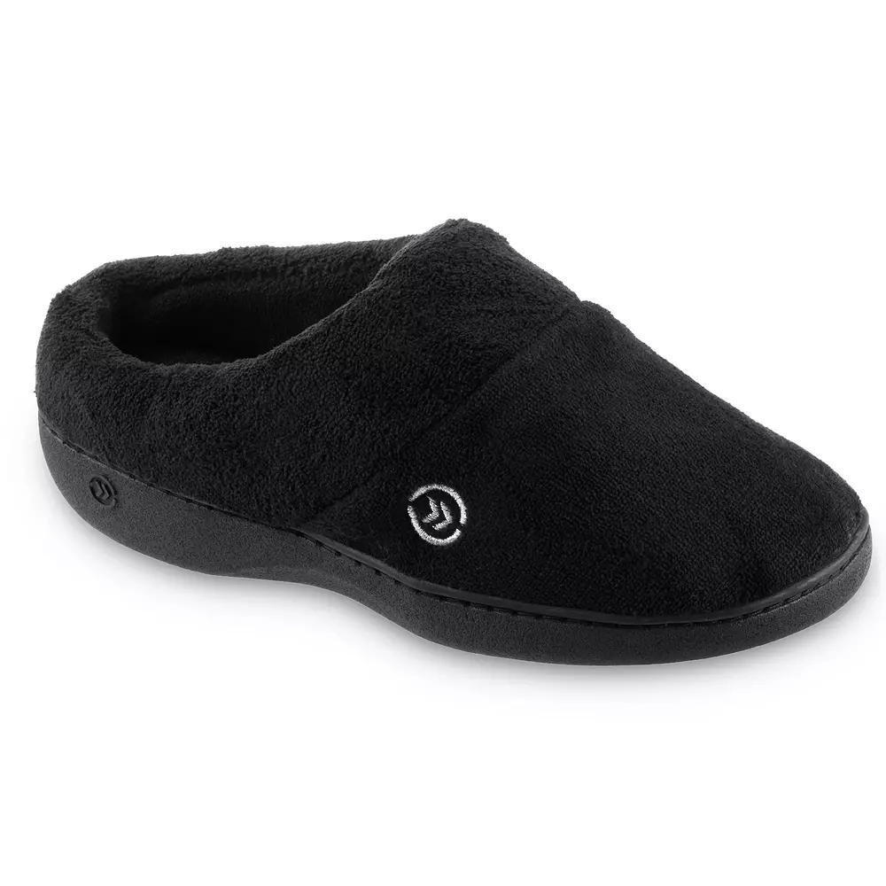 isotoner Mixed Microterry Hoodback Women's Slippers,  Product Image