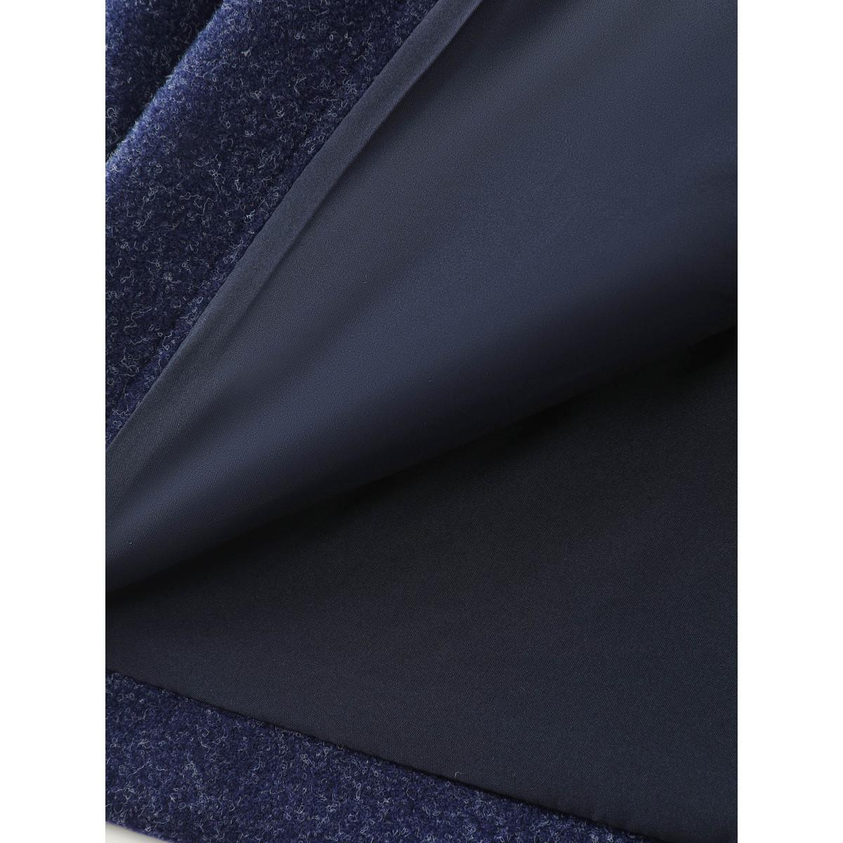 Plus Size 2 In 1 Double Breasted Hooded Coat Women Midnight Leisure Contrast Ladies Casual Winter Coats BloomChic 10/M Product Image