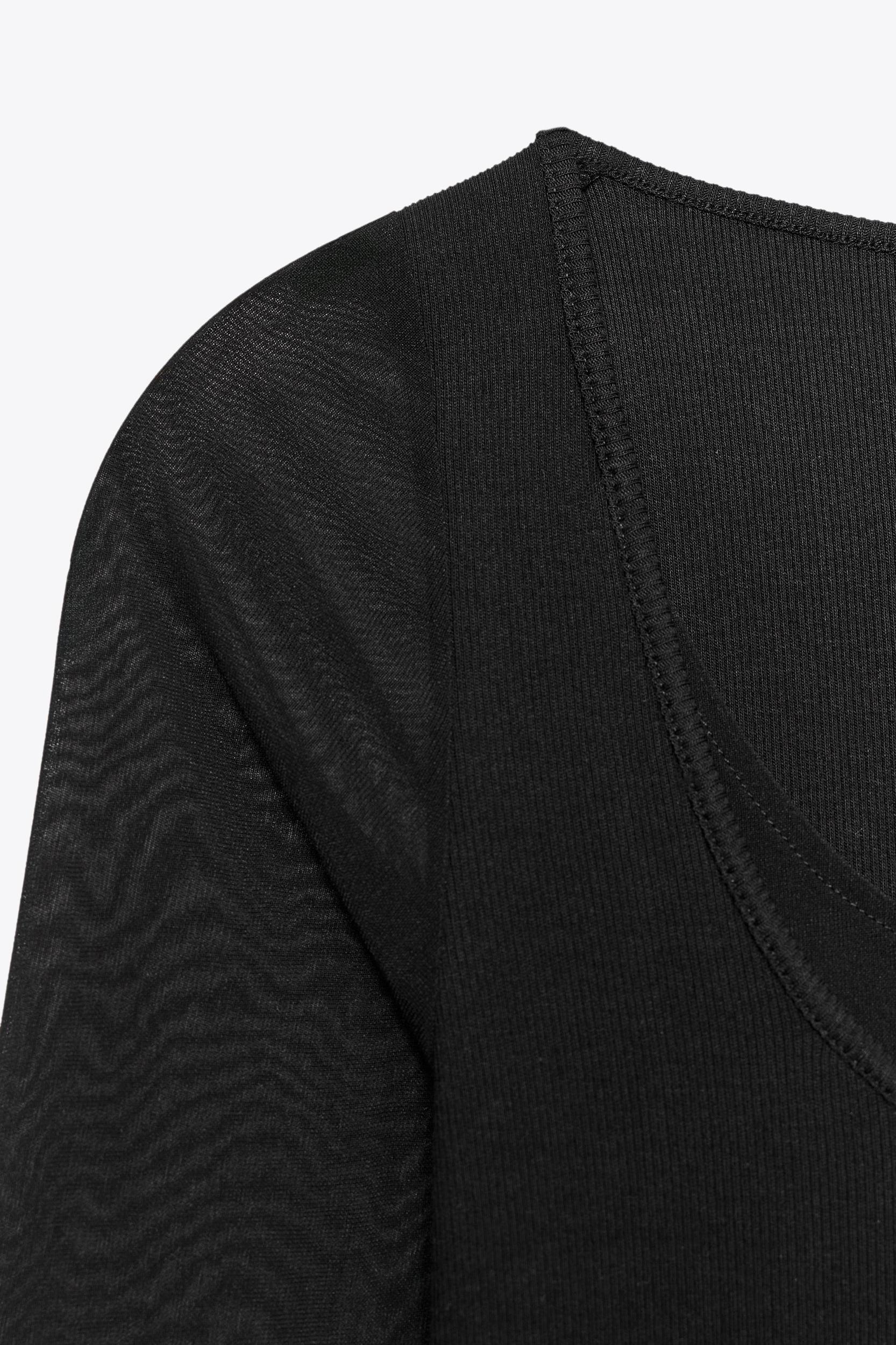 SEMI-SHEER COMBINATION T-SHIRT Product Image