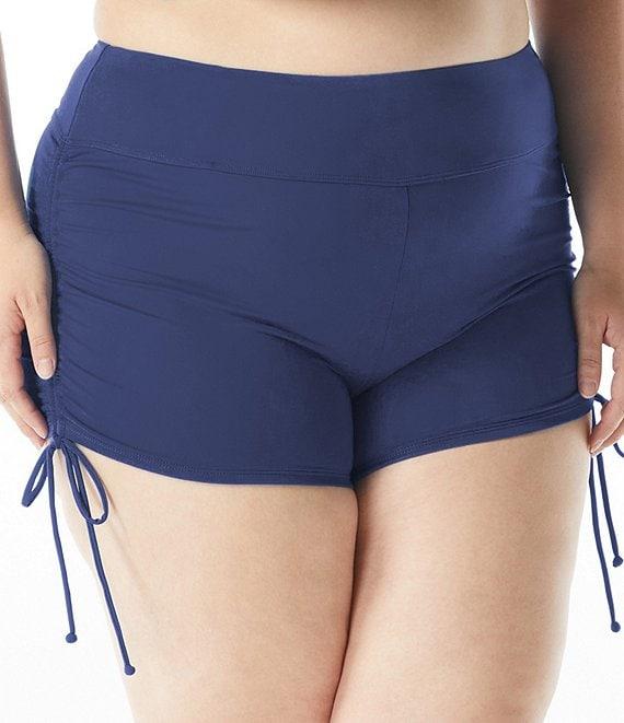 Beach House Plus Size Paloma Beach Solids Blake Adjustable Swim Short Product Image