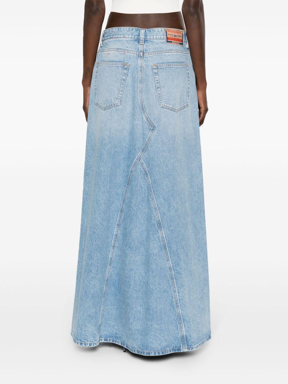 denim maxi skirt Product Image