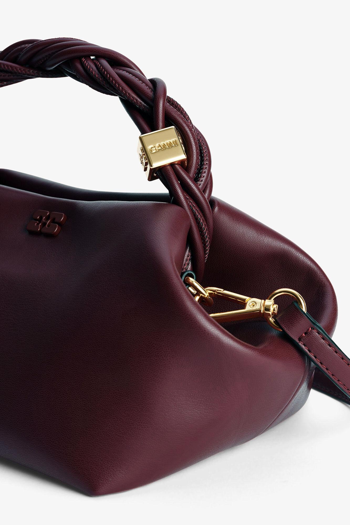Burgundy Small GANNI Bou Bag Product Image