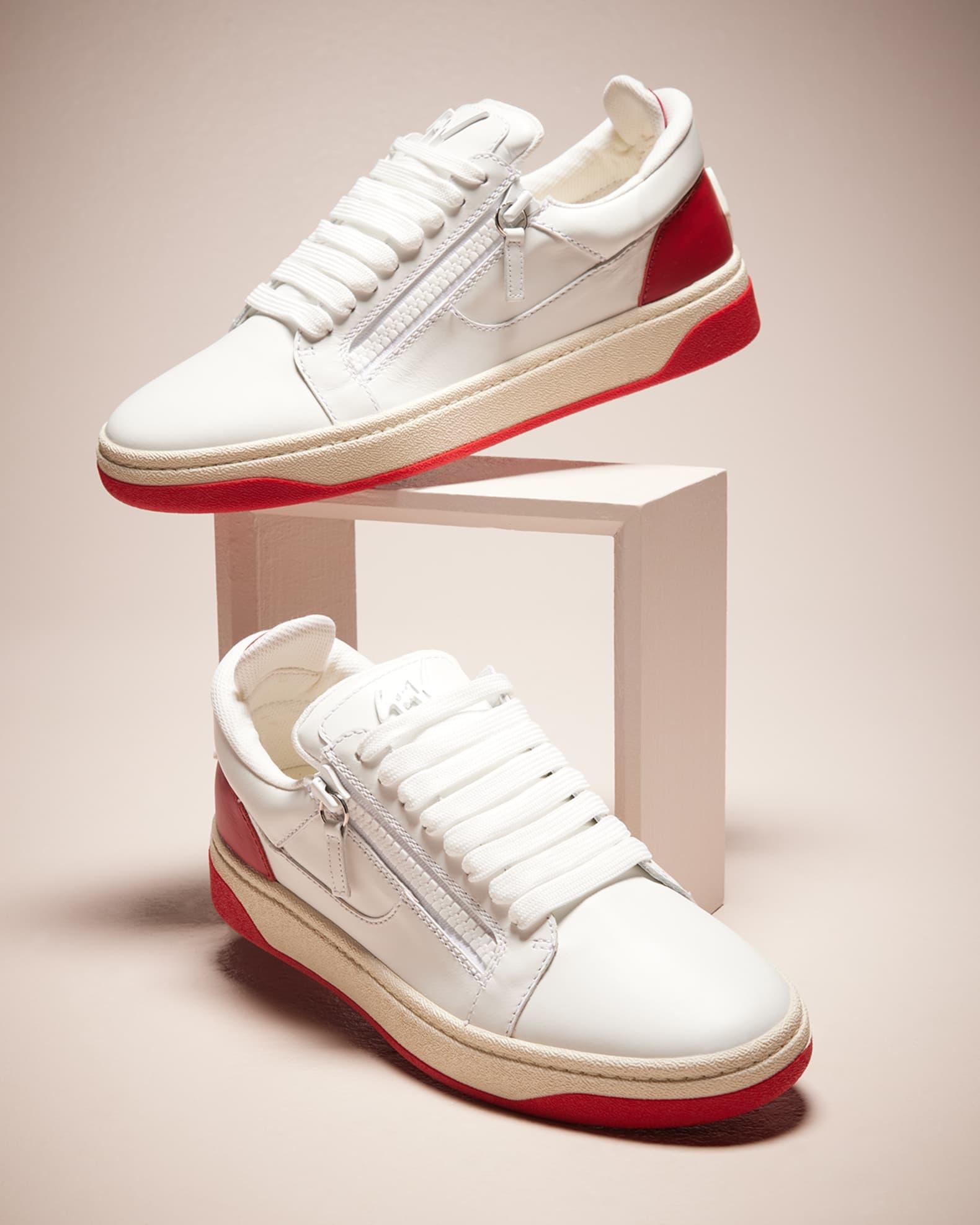 Men's GZ94 Leather Low Top Sneakers Product Image