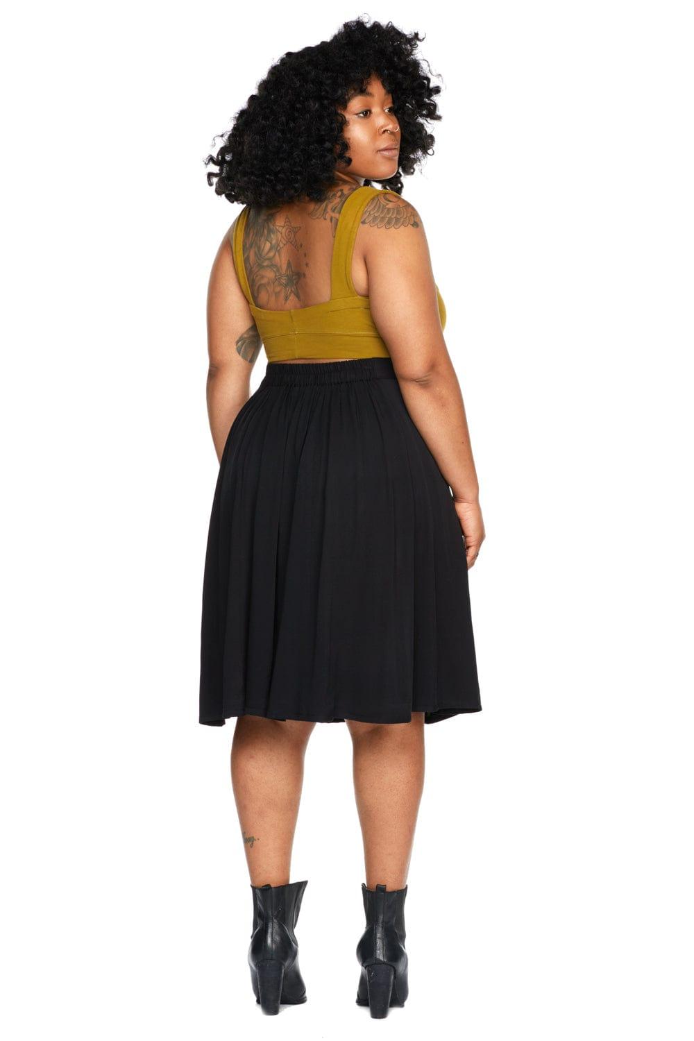 Bae Skirt in Black Challis Product Image