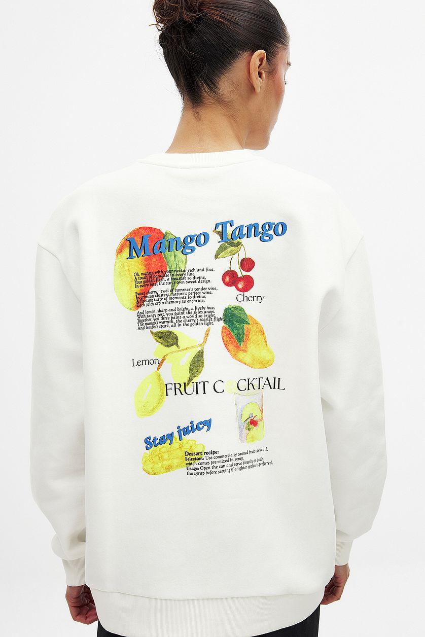 Oversized Printed Sweatshirt Product Image