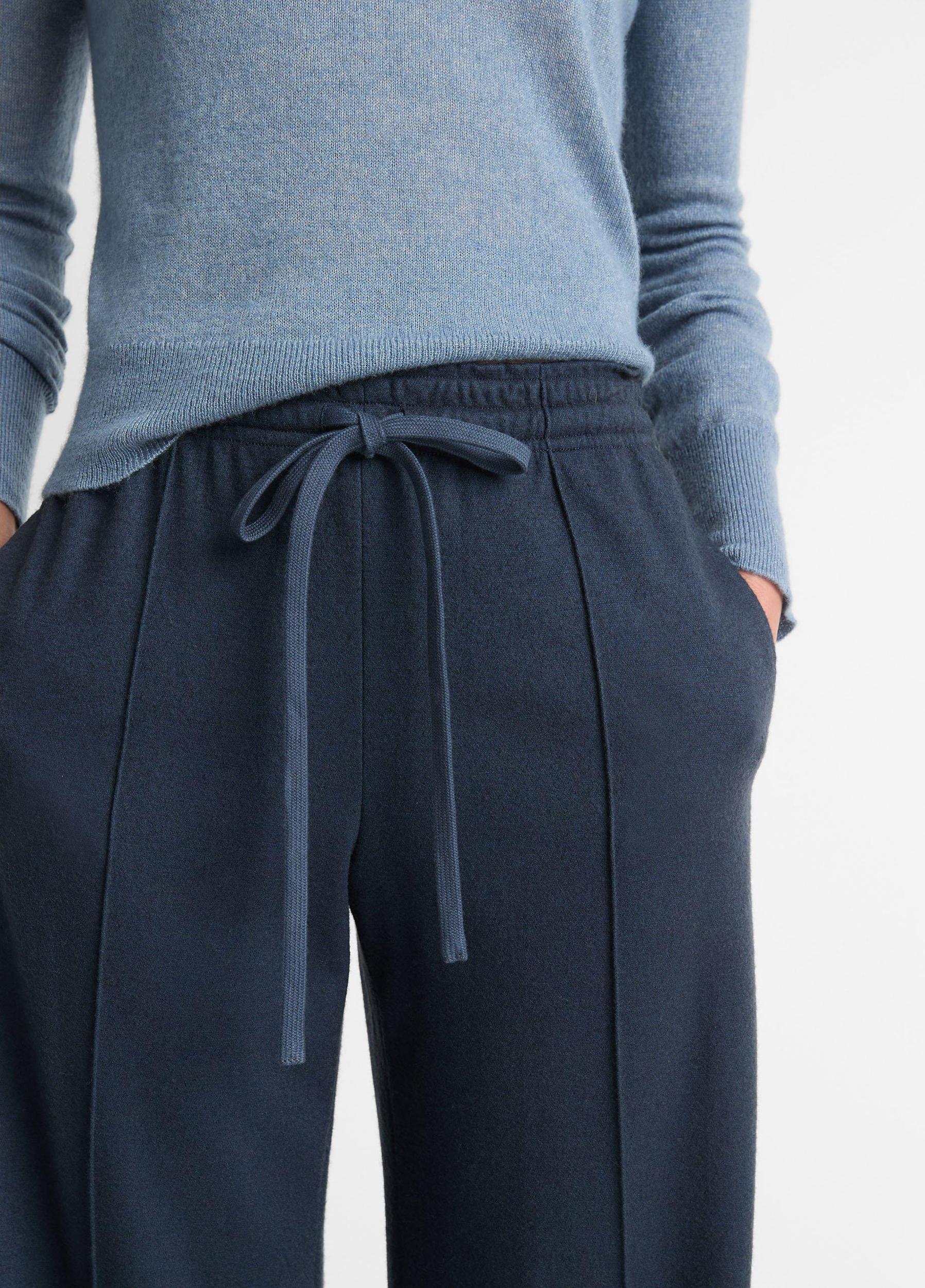 Wool-Blend Drawstring Pull-On Pant Product Image