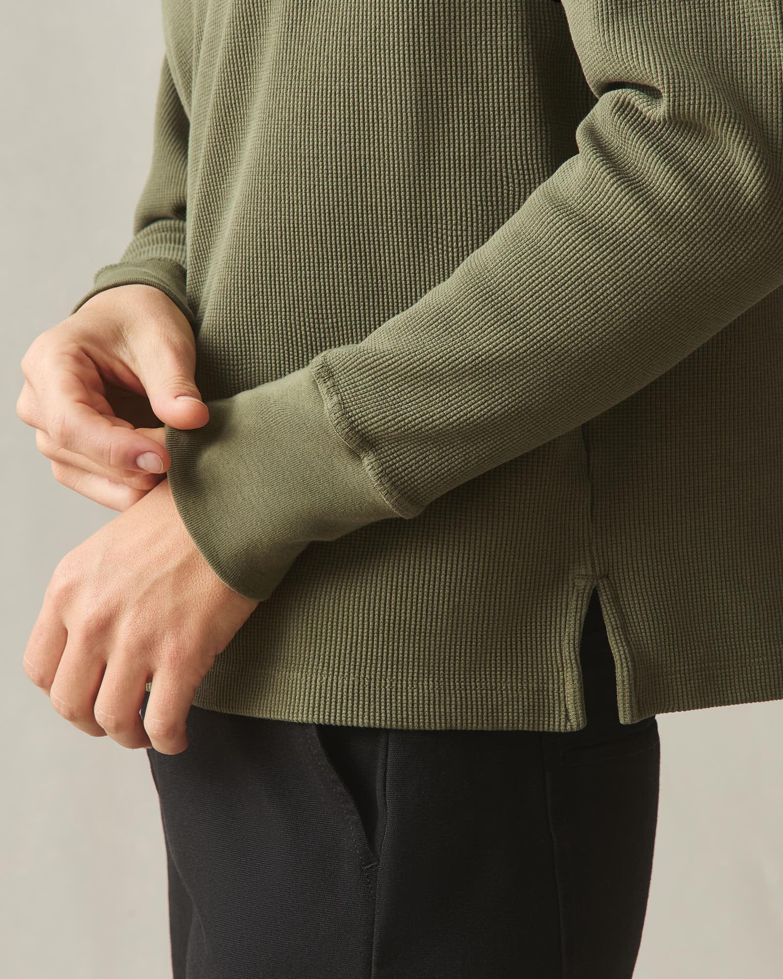 Women's Thermal Henley - Olive Product Image