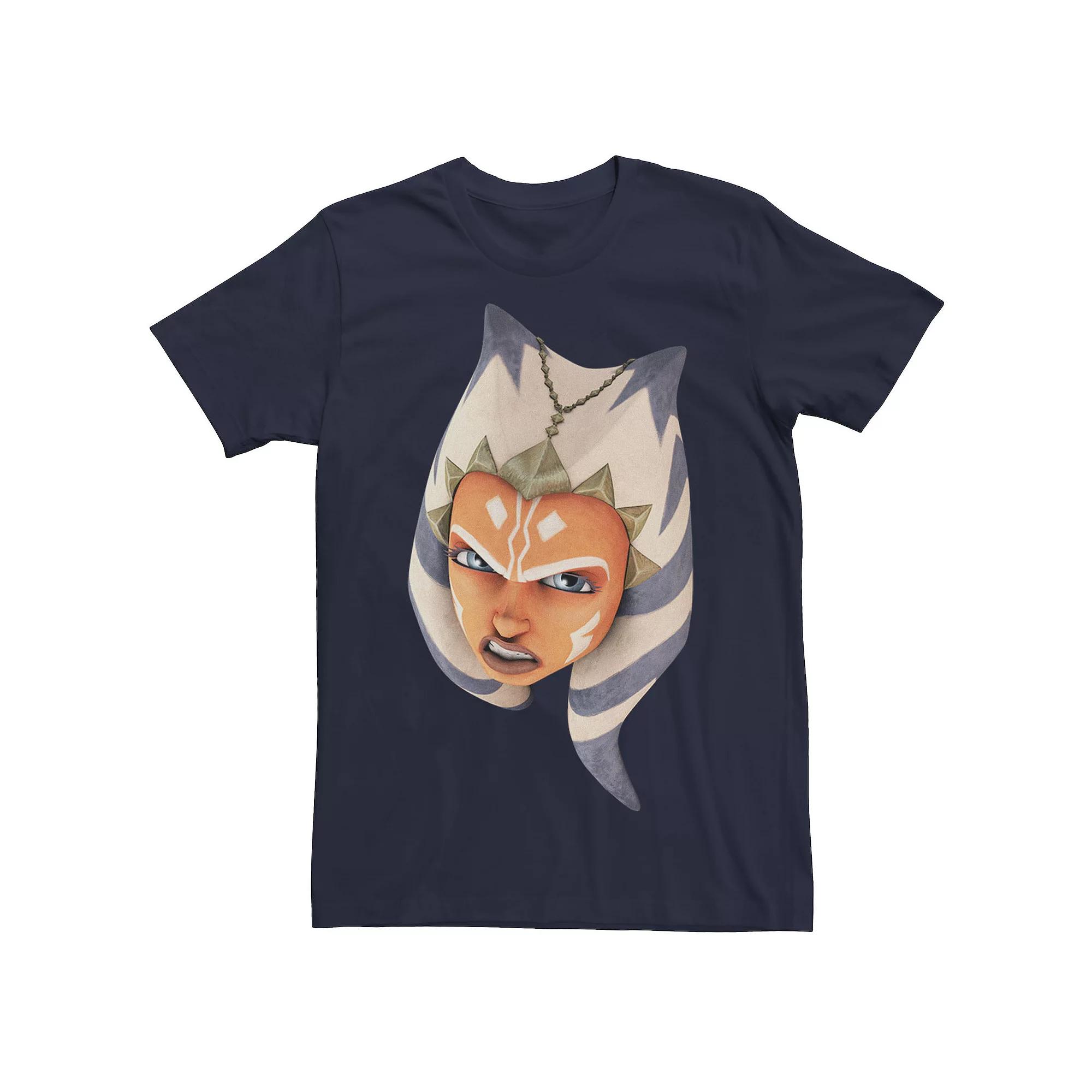 Men's Star Wars: Clone Wars Ahsoka Big Face Tee,  Product Image