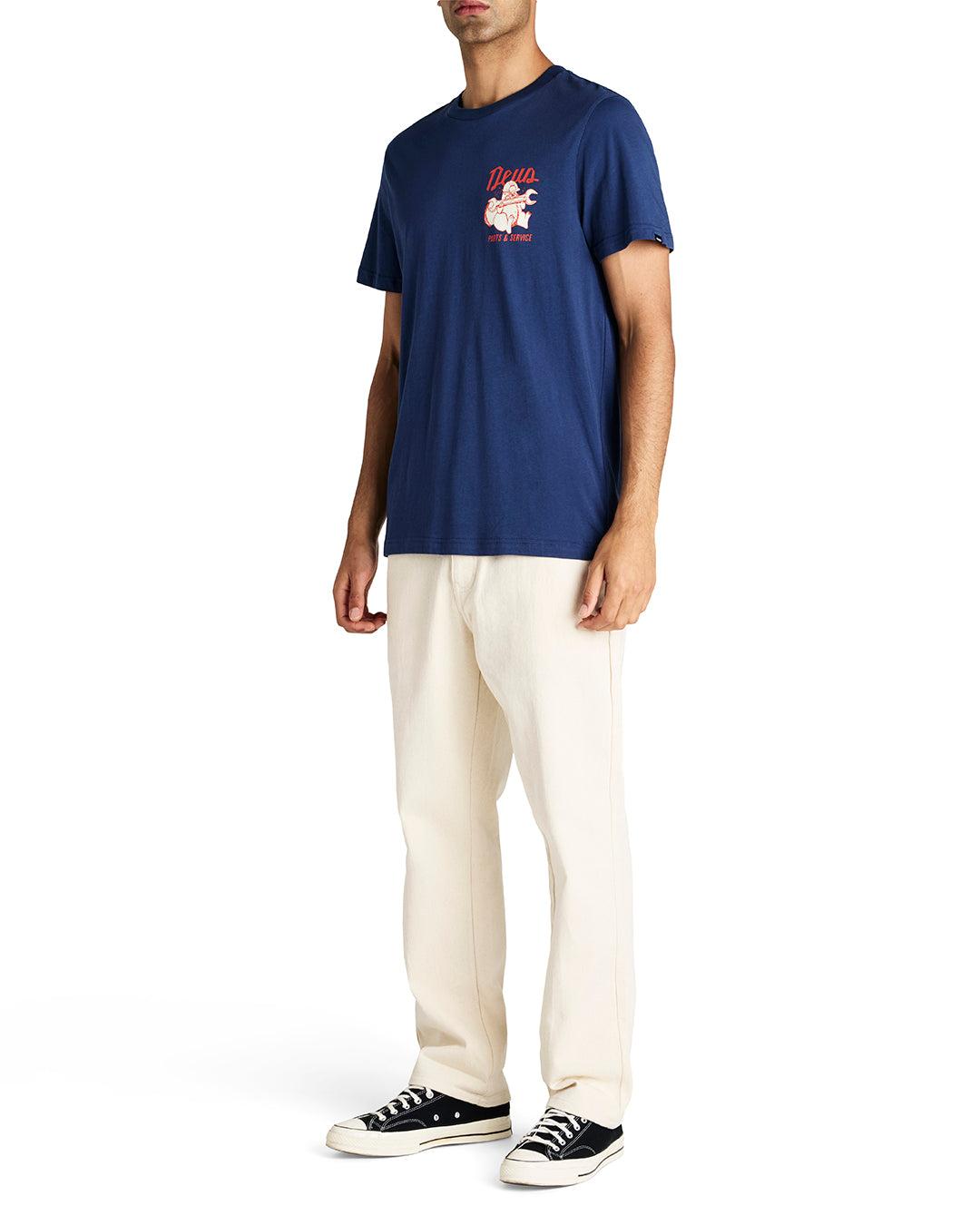 Overbite Tee - Mechanic Blue Product Image