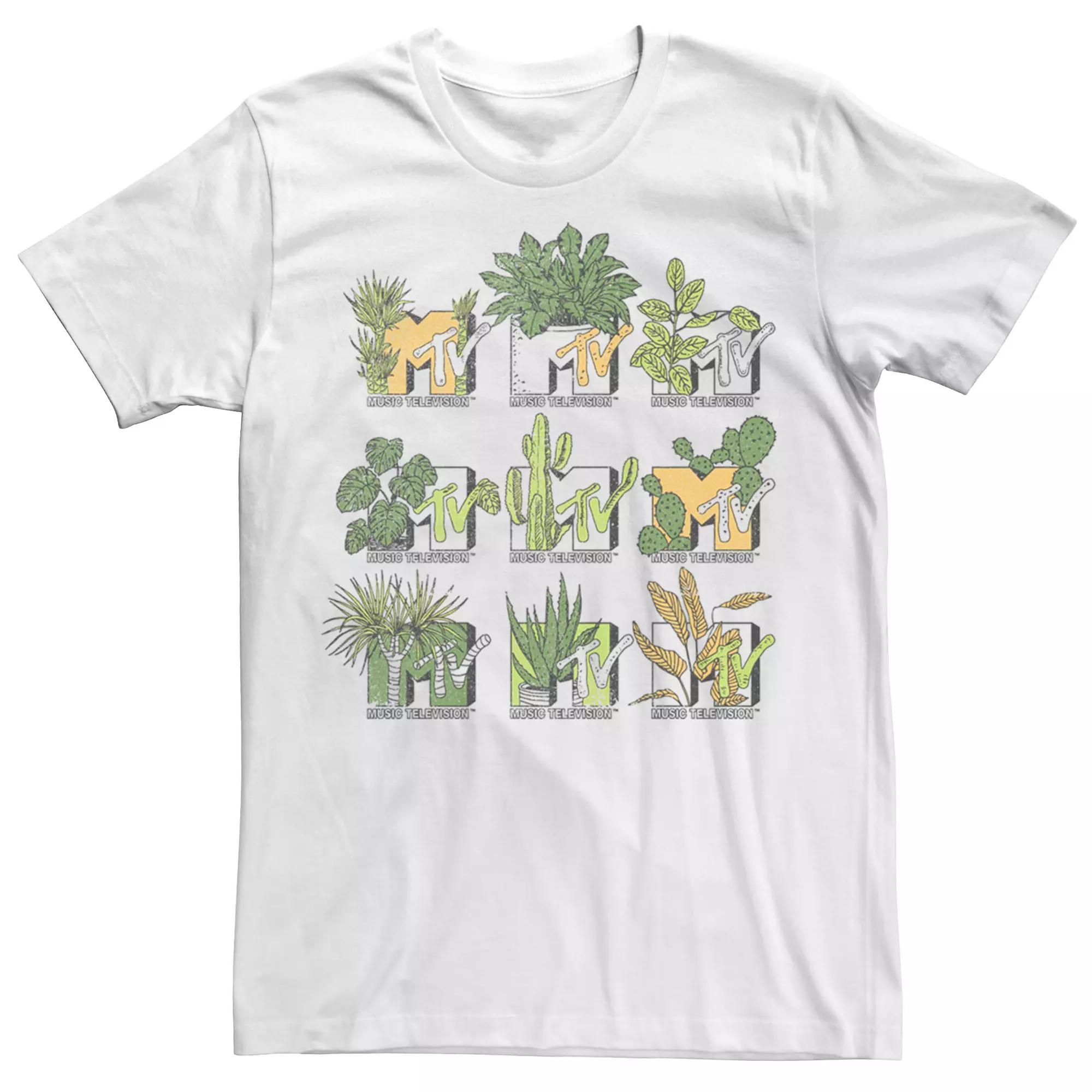 Men's MTV Succulent Grid Logo Tee,  Product Image