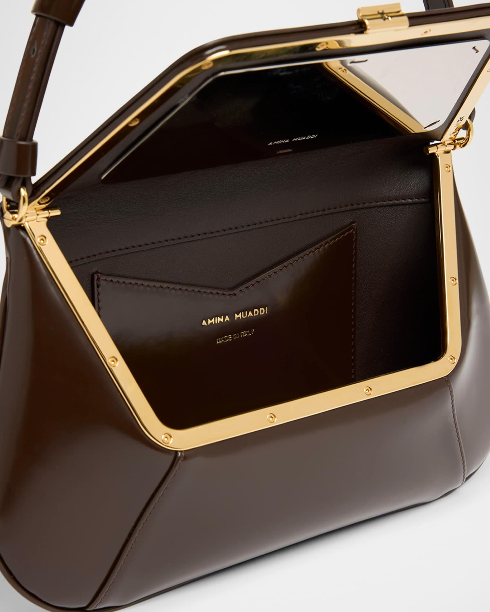 Ami Framed Leather Shoulder Bag Product Image