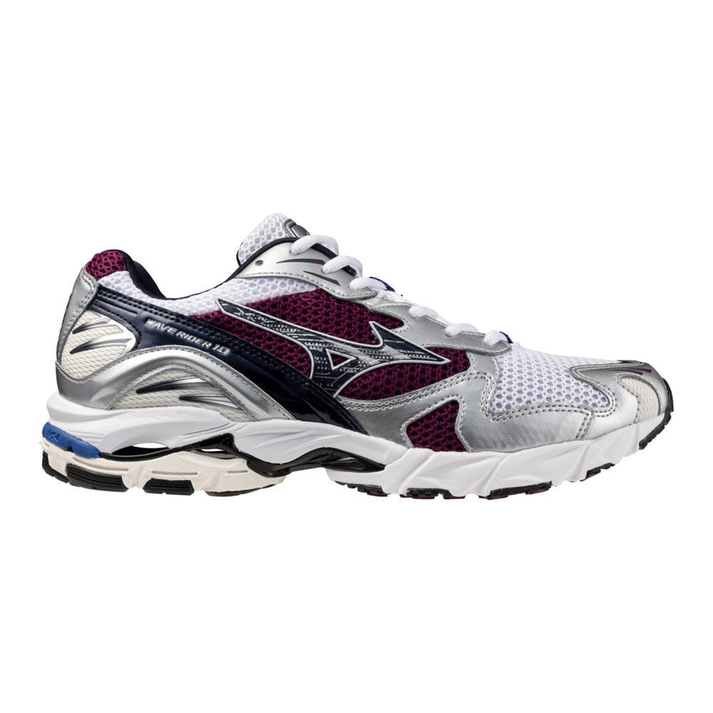 Wave Rider 10 Sportstyle Sneaker, White/Dark Purple Product Image
