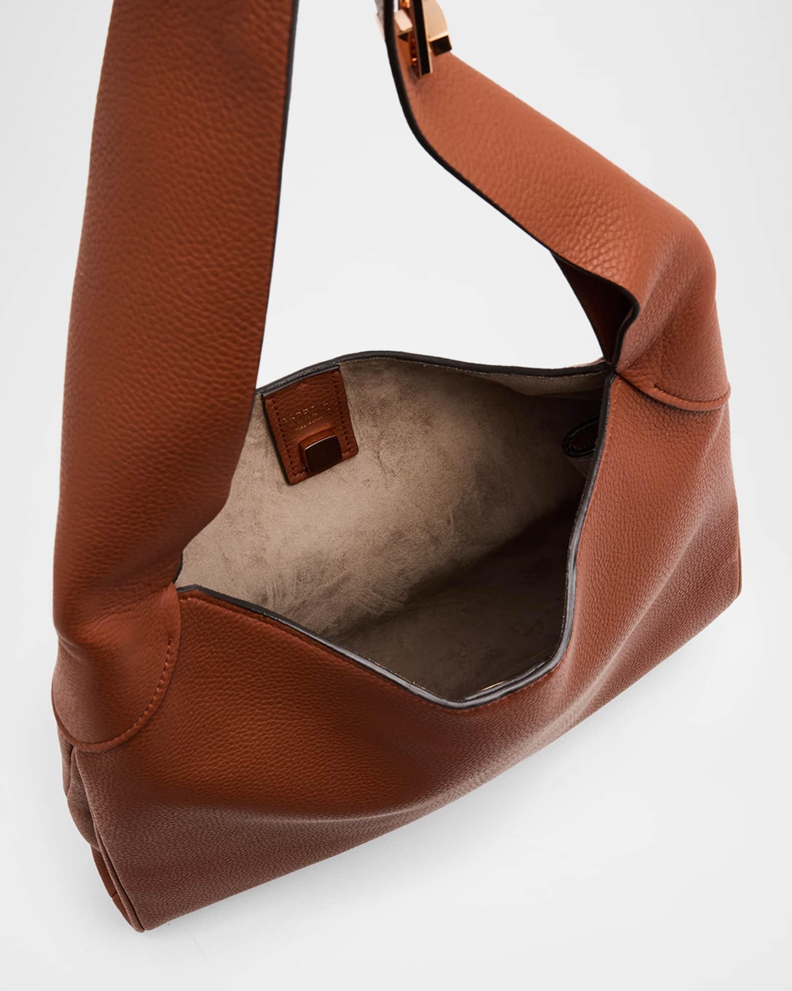 Small Supple Leather Hobo Bag Product Image