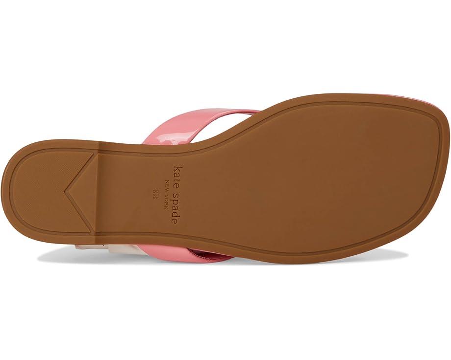 Spade Flower Smooth Leather Flip-Flop Product Image