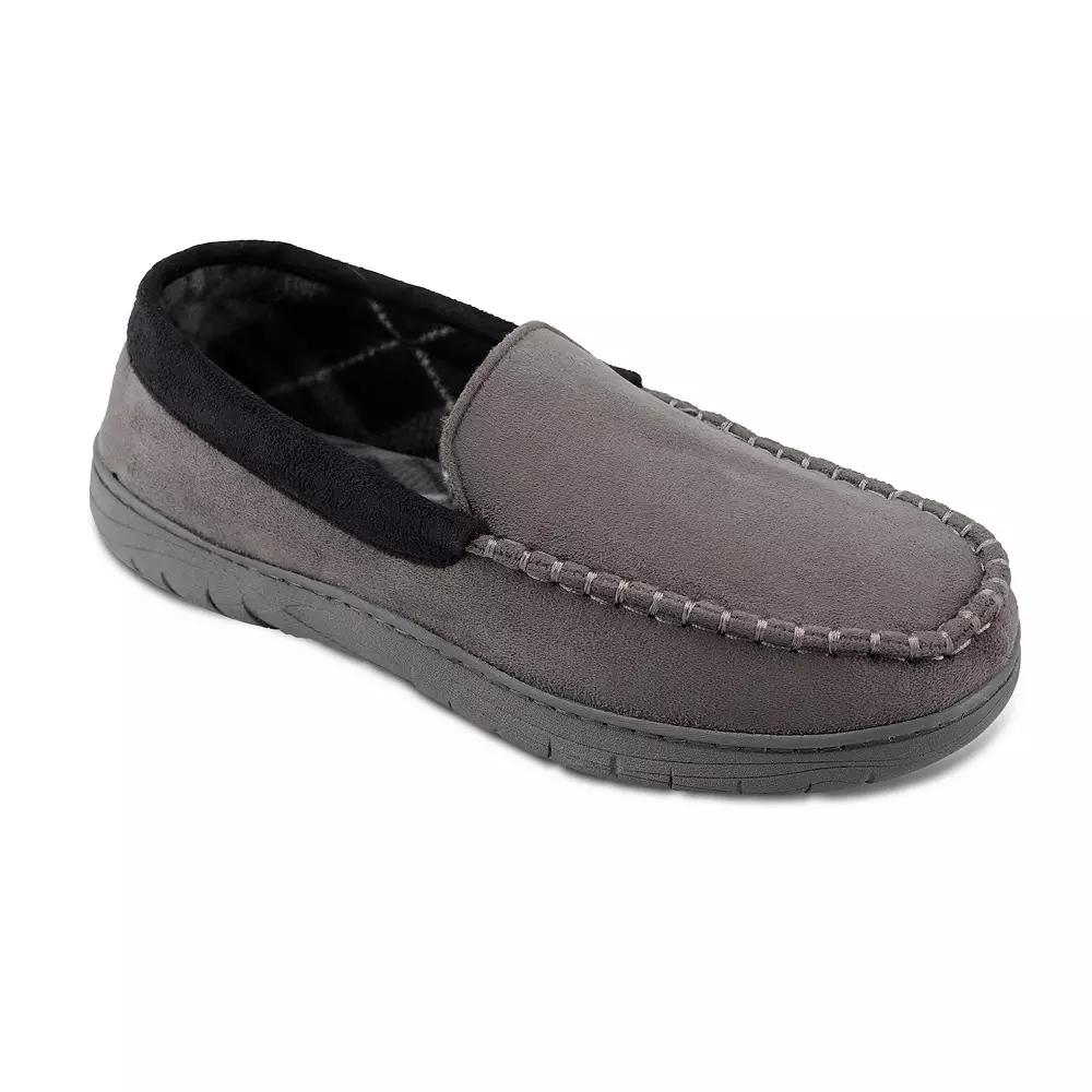 Wembley Men's Fleece Lined Moccasin Slippers,  Product Image