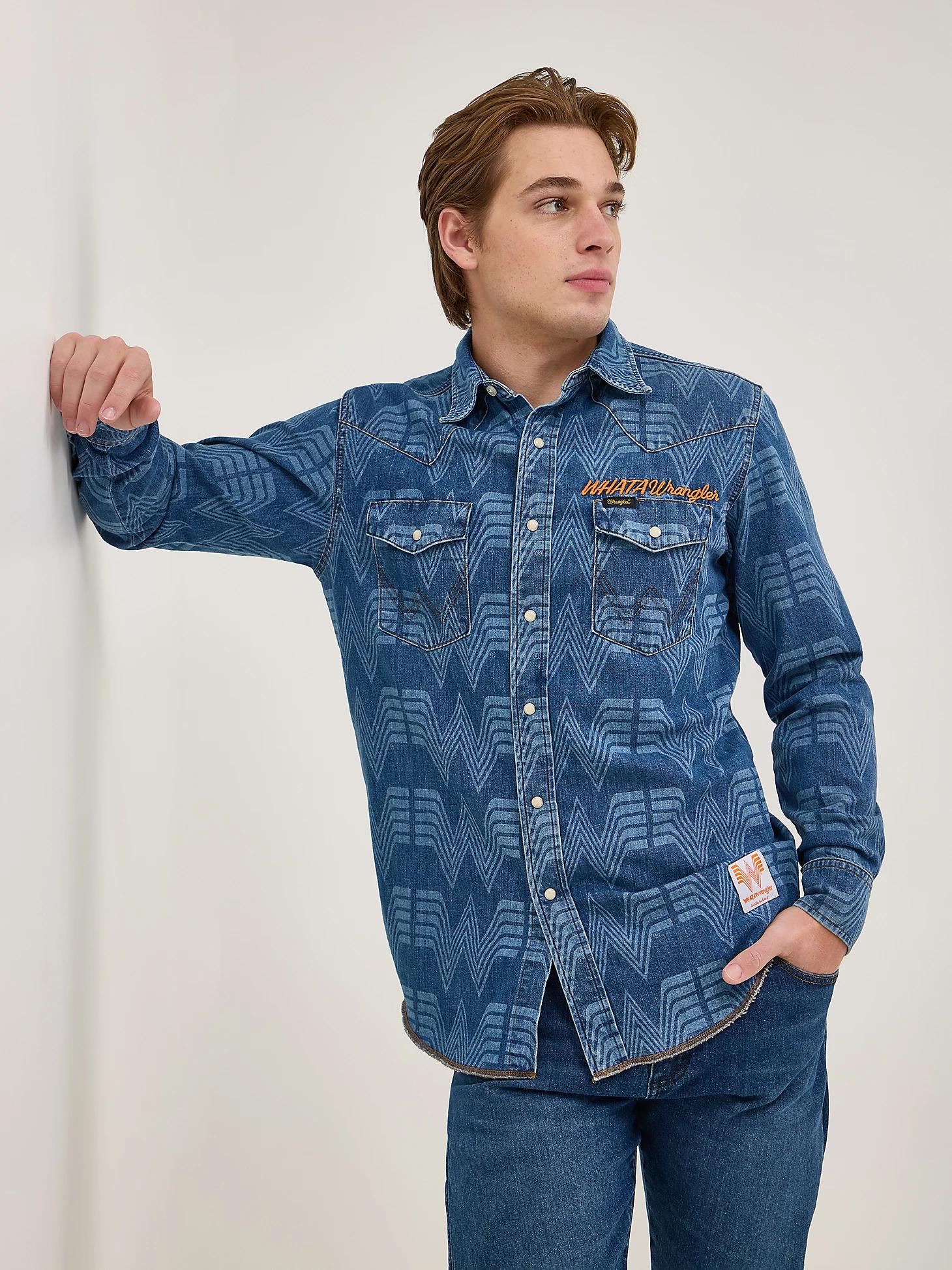 Wrangler x Whataburger Western Print Shirt | Men's SHIRTS | Wrangler® Product Image