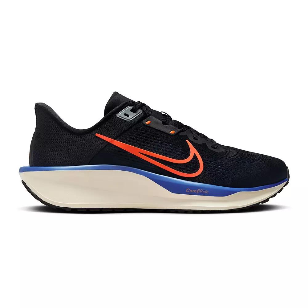 Nike Quest 6 Men's Road Running Shoes, Size: 9.5, Black Red Blue Product Image