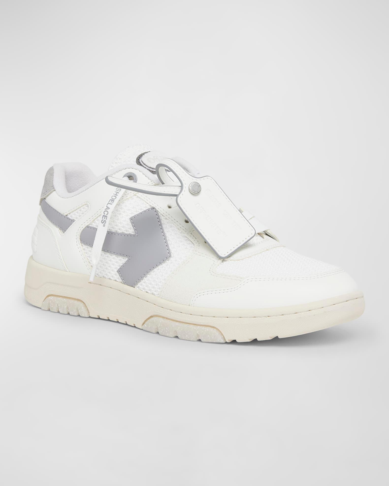 Men's Slim Out Of Office Mesh and Leather Low-Top Sneakers Product Image