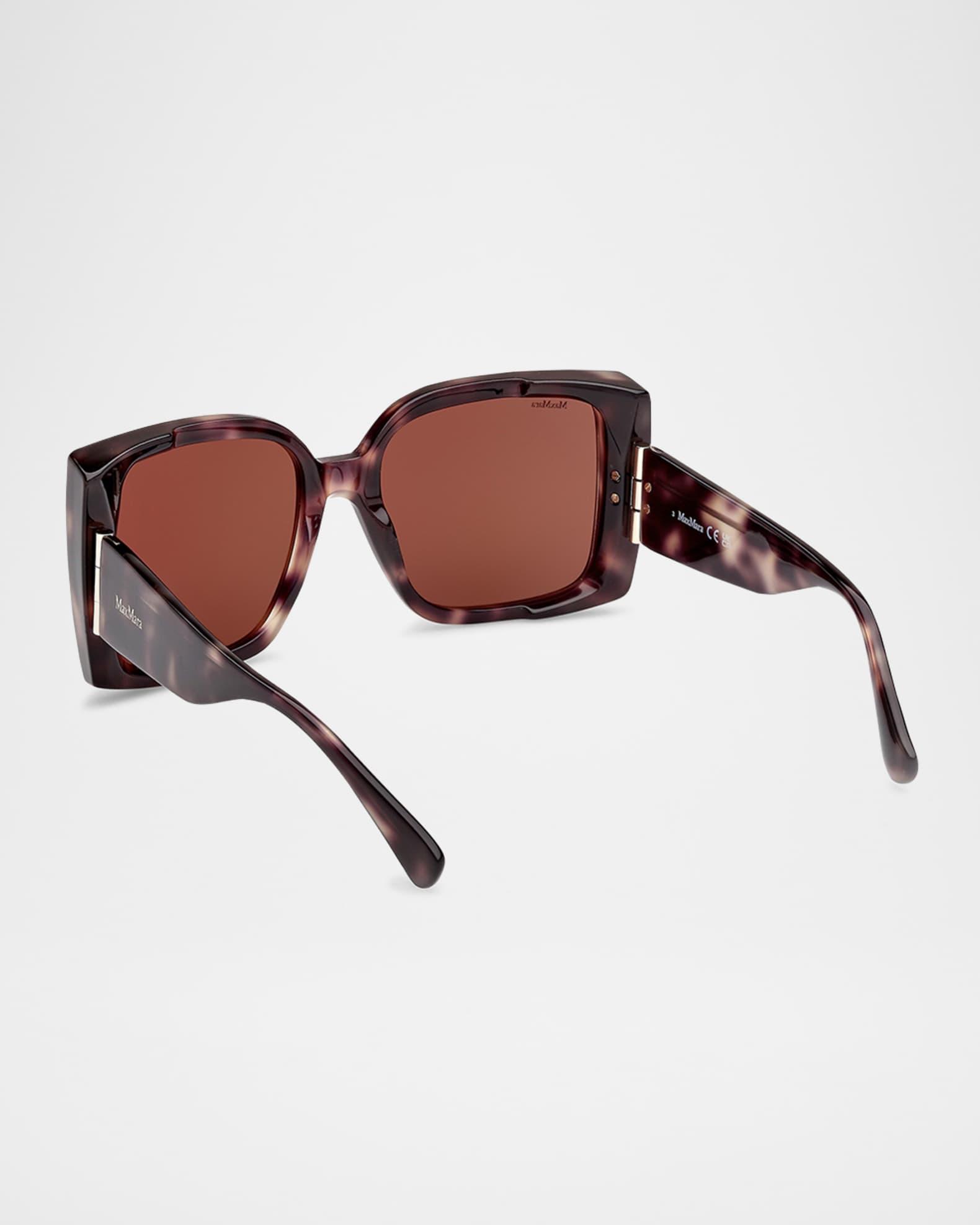 Hinge Acetate Square Sunglasses Product Image