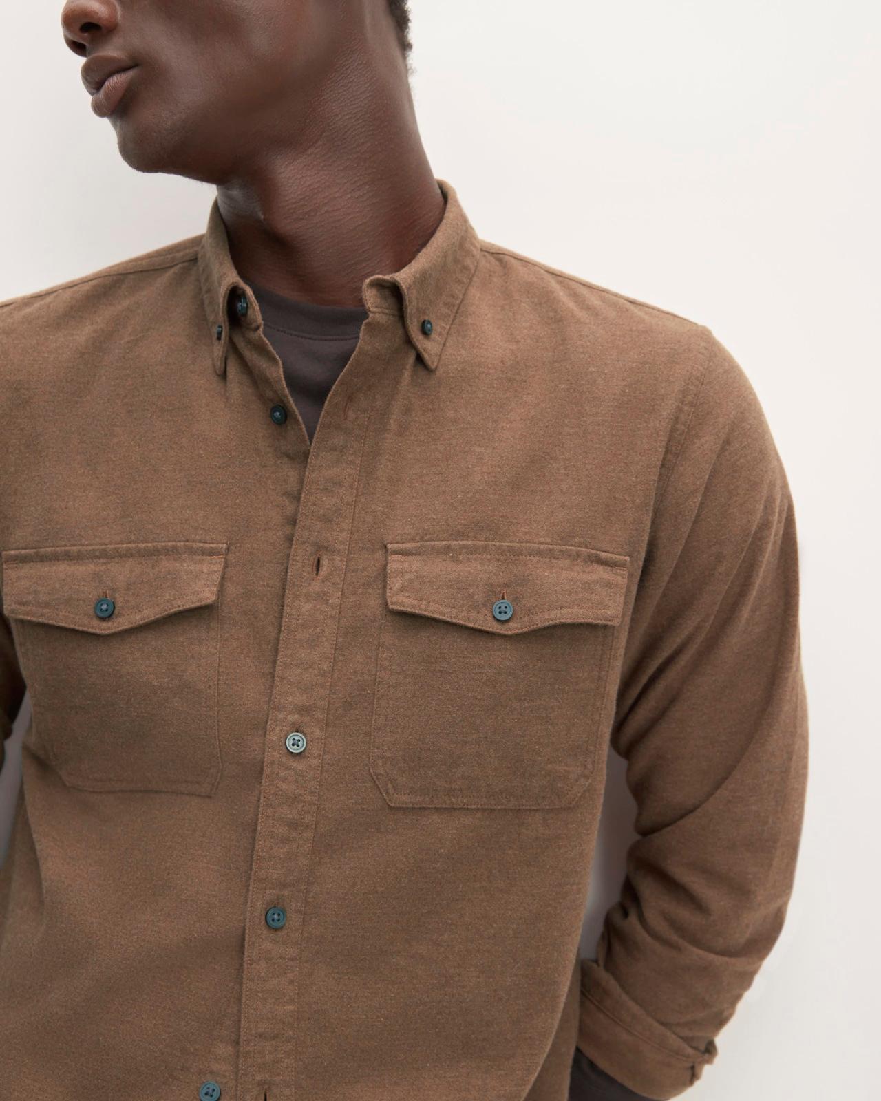 Mens Brushed Flannel Shirt by Everlane Product Image