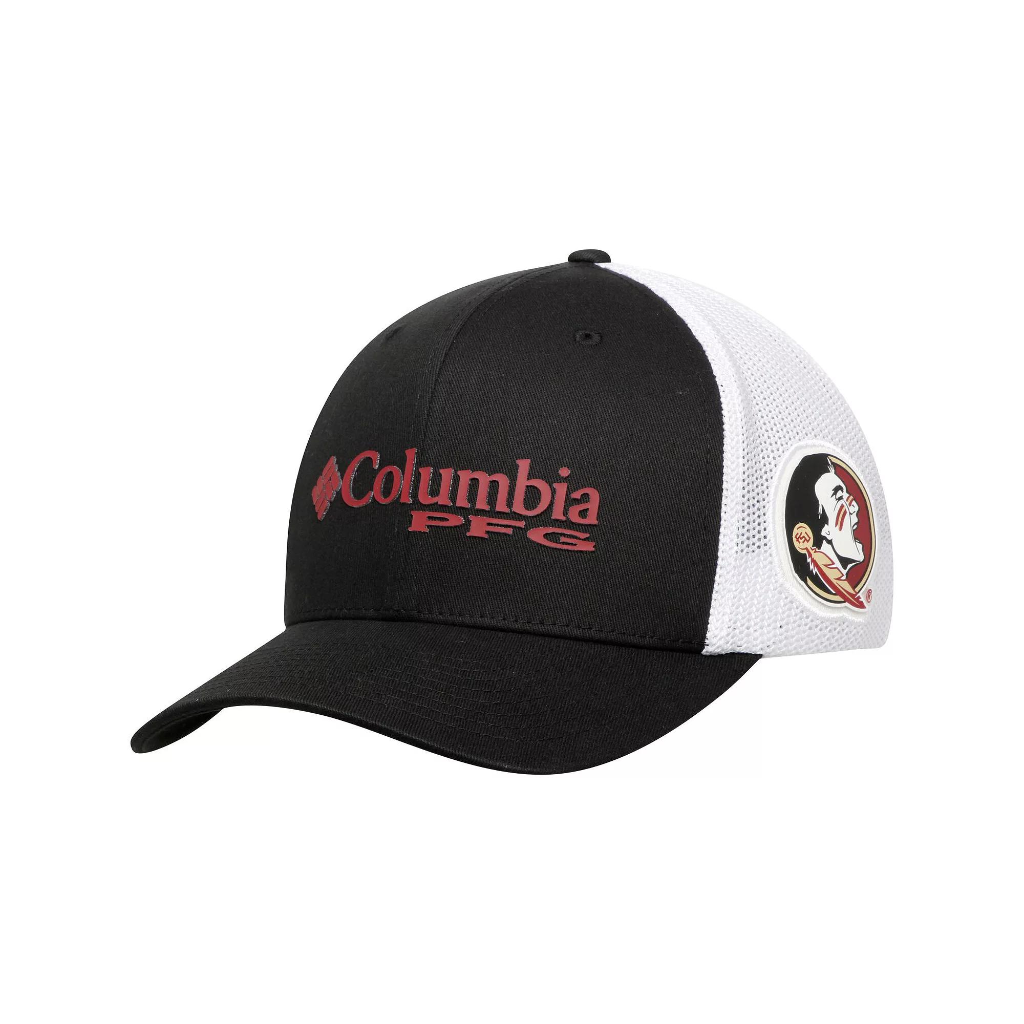 Men's Columbia Black Florida State Seminoles Collegiate PFG Flex Hat,  Product Image