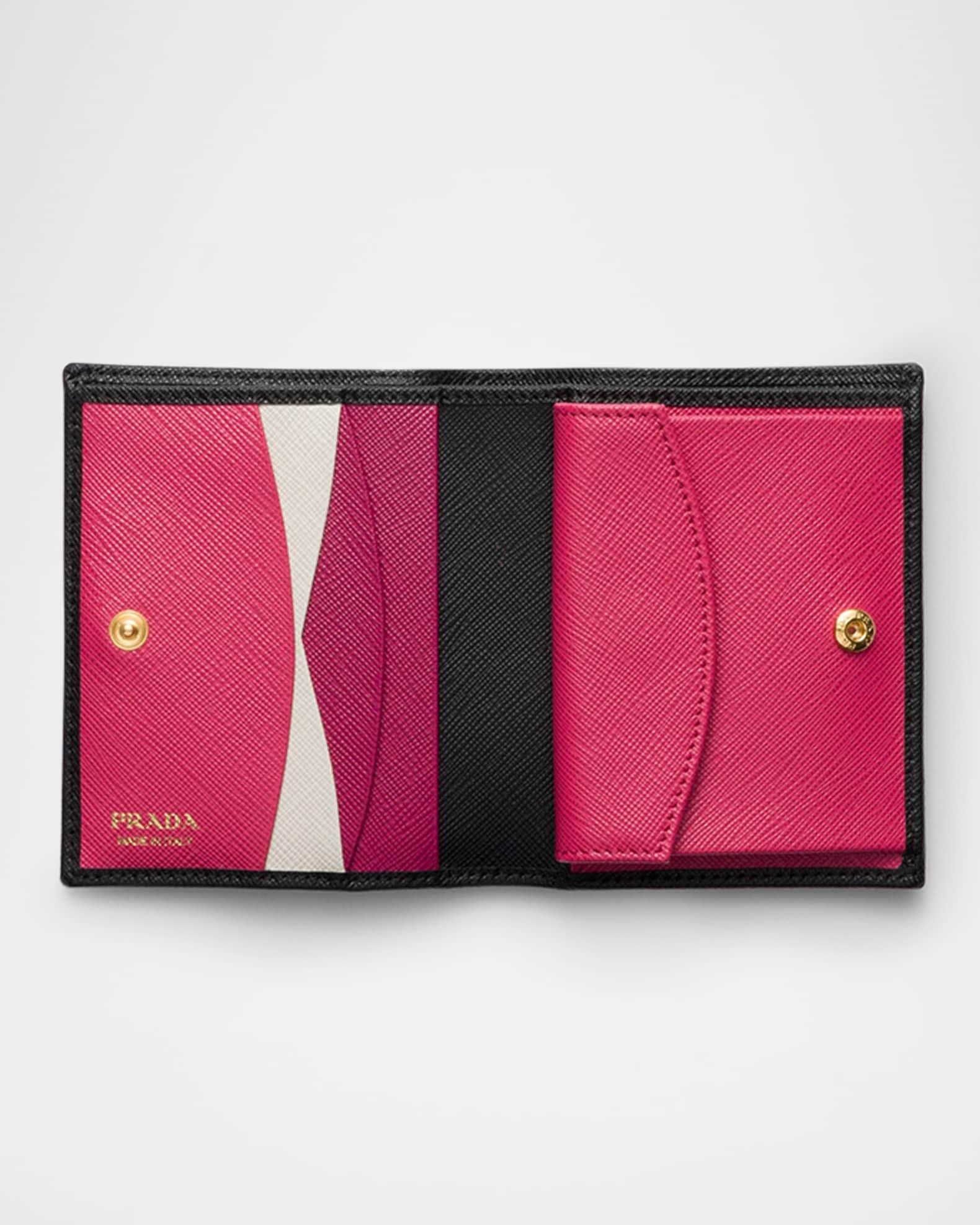 Small Saffiano Leather Bifold Wallet Product Image