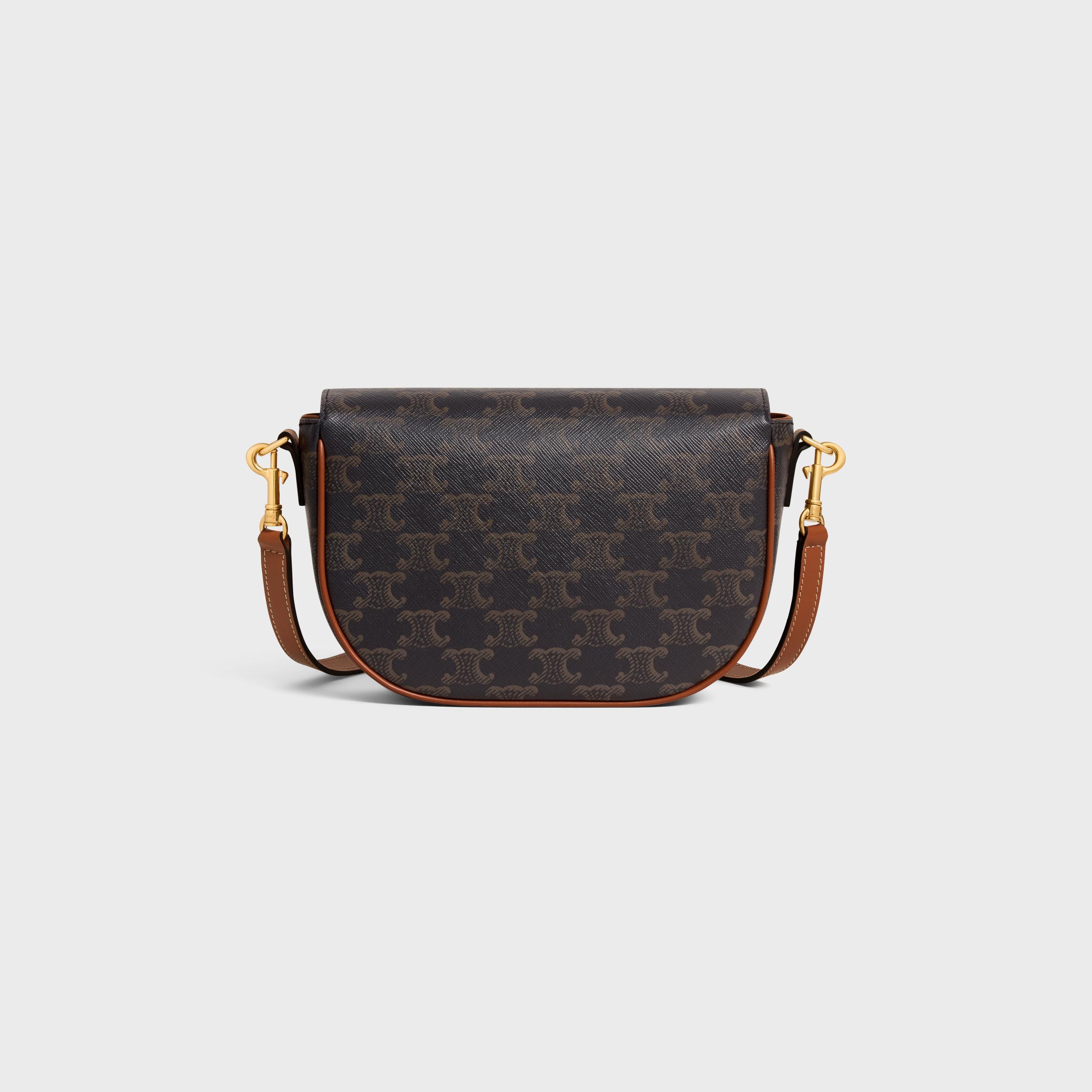 FOLCO SHOULDER BAG IN Triomphe Canvas and Calfskin Product Image