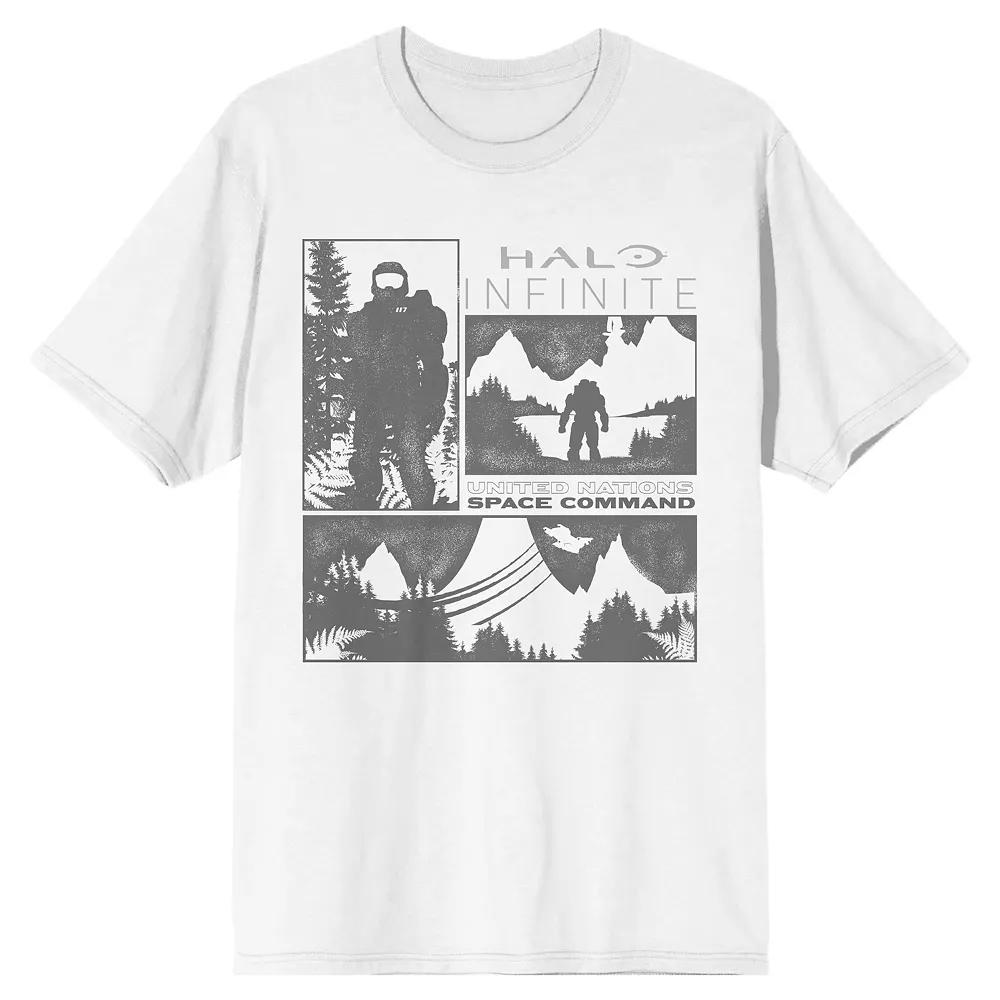 Men's Halo Infinite Natural Scenes Tee, Size: Large, White Product Image