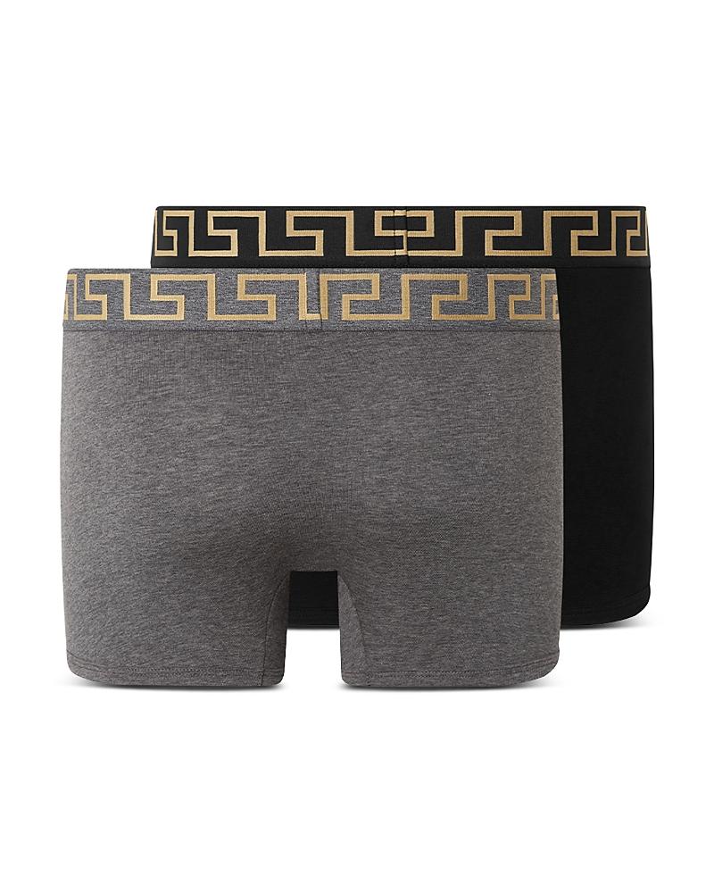 Two-Pack Greca Border Long Boxer Trunks Product Image