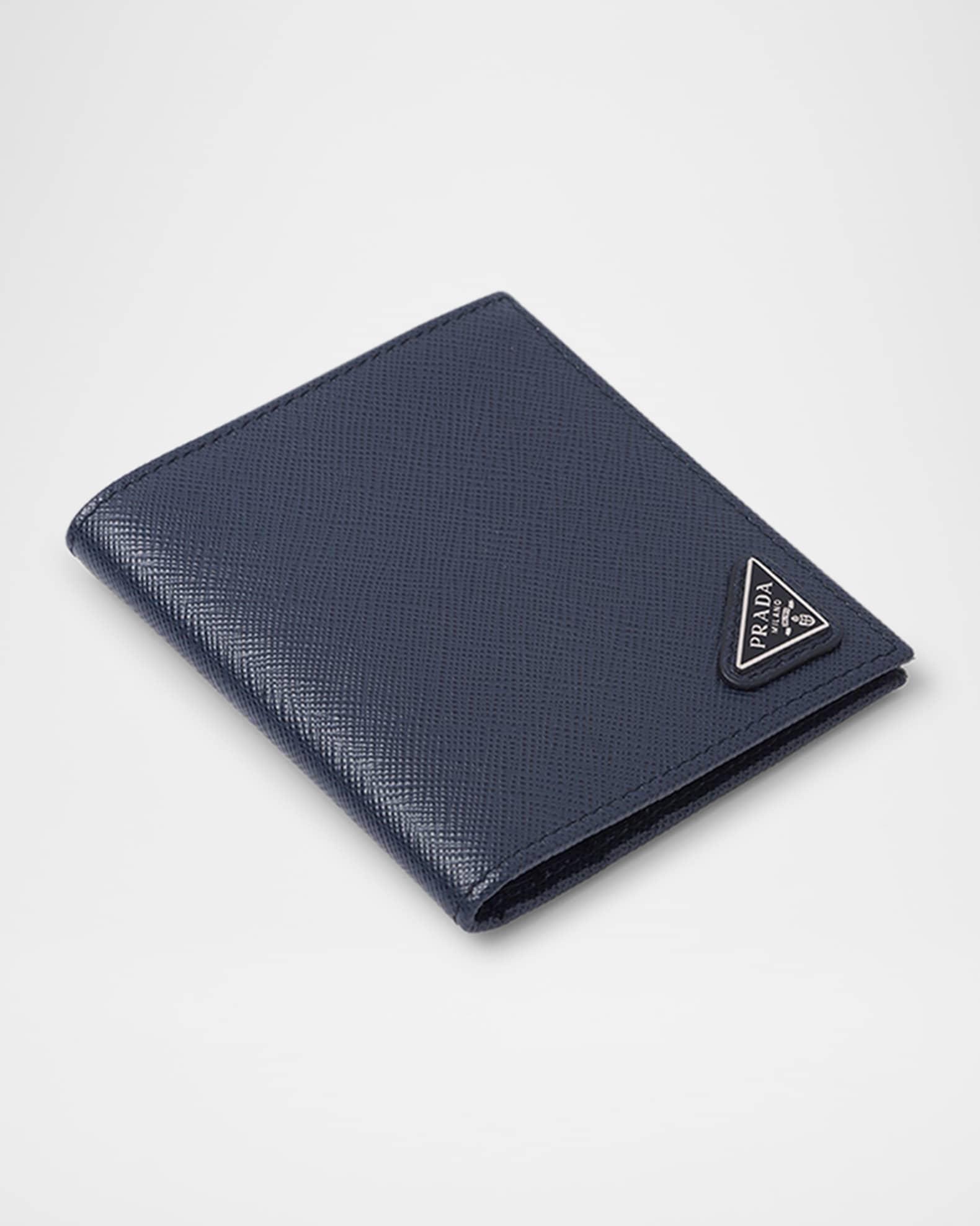 Men's Saffiano Triangolo Billfold Wallet Product Image