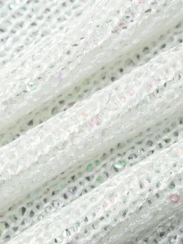 Sequin Cutout Knit Tank Top Product Image