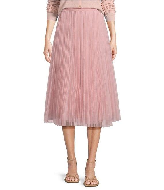 Lucy Paris Sharlene Tulle Midi Skirt Product Image