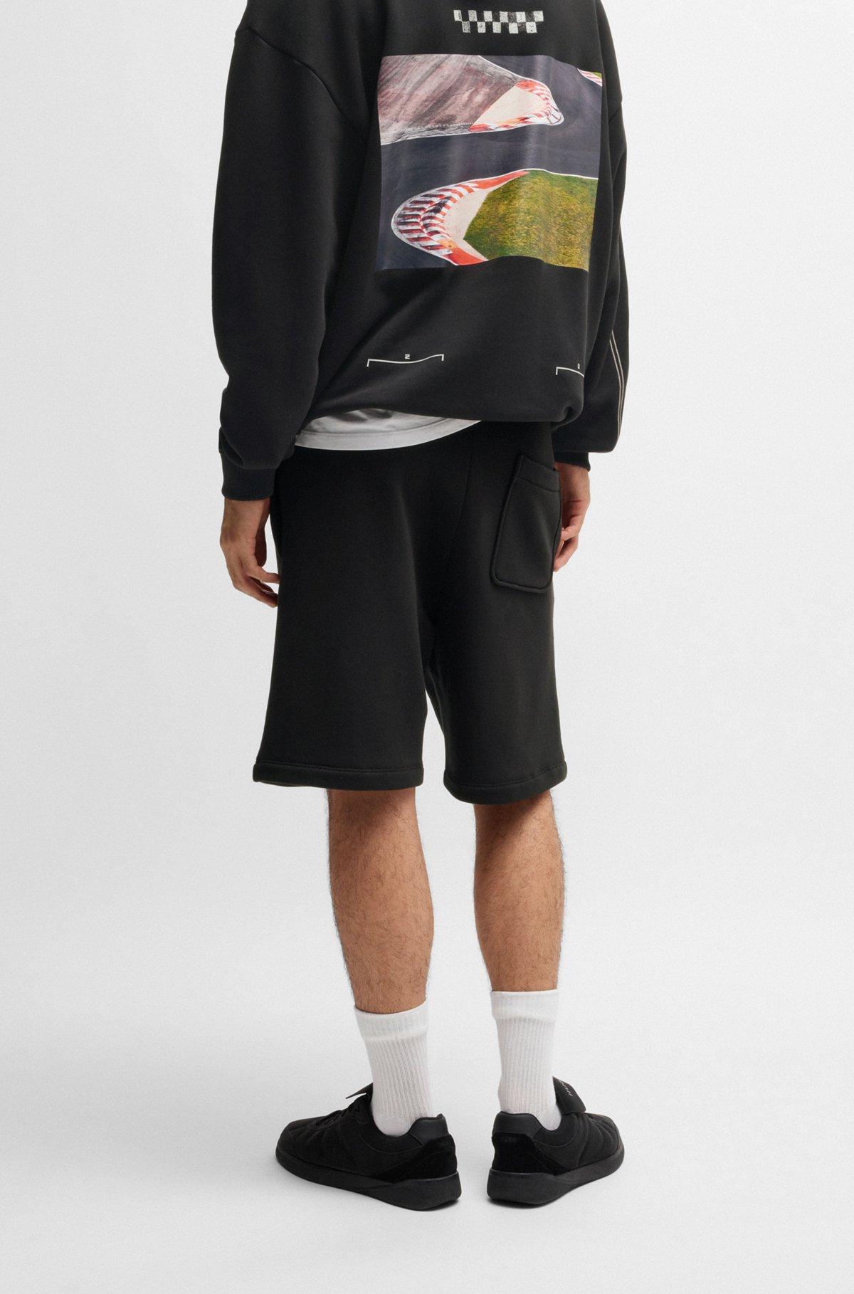 Shorts with racing print Product Image