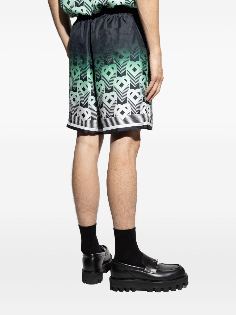 monogram-print drawstring shorts Product Image