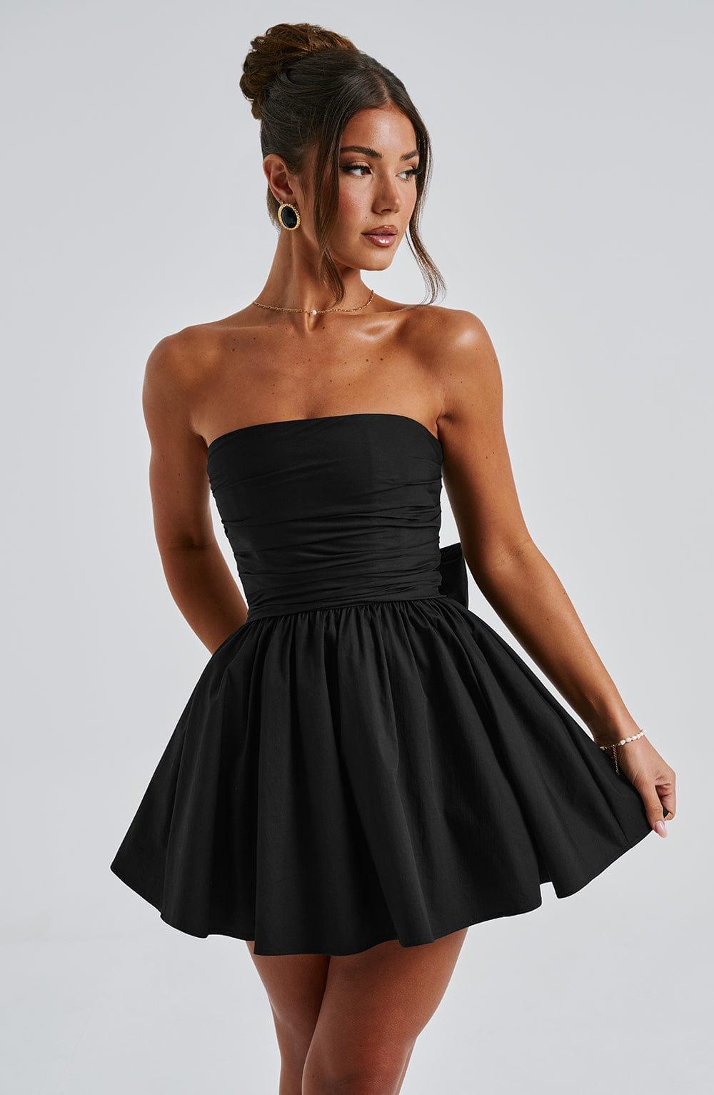 Katrina Mini Dress - Black Product Image