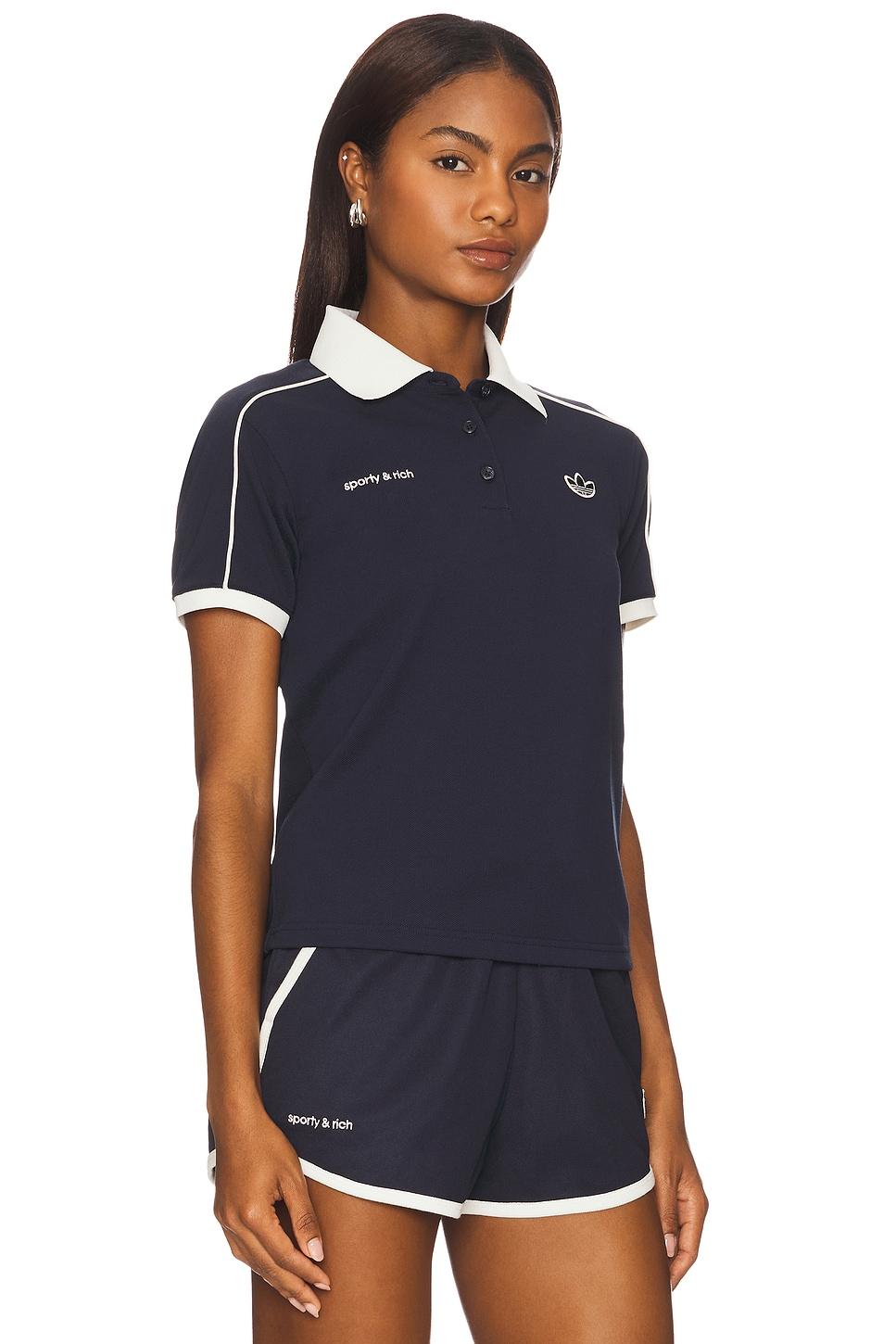 x Sporty & Rich Polo T-Shirt adidas Originals Product Image