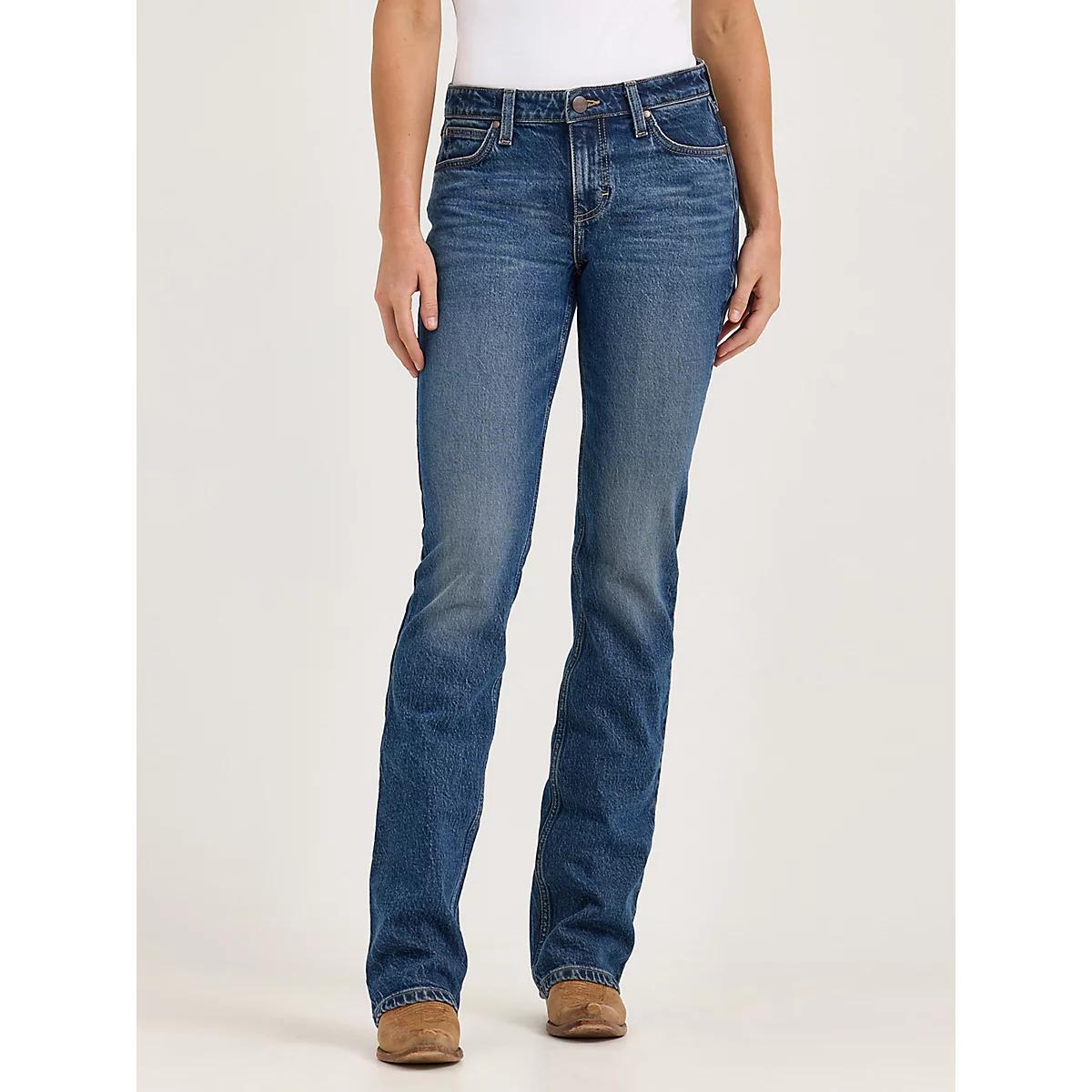 Women's Wrangler Retro® Mae Mid Rise Bootcut Jean in Isabella Product Image